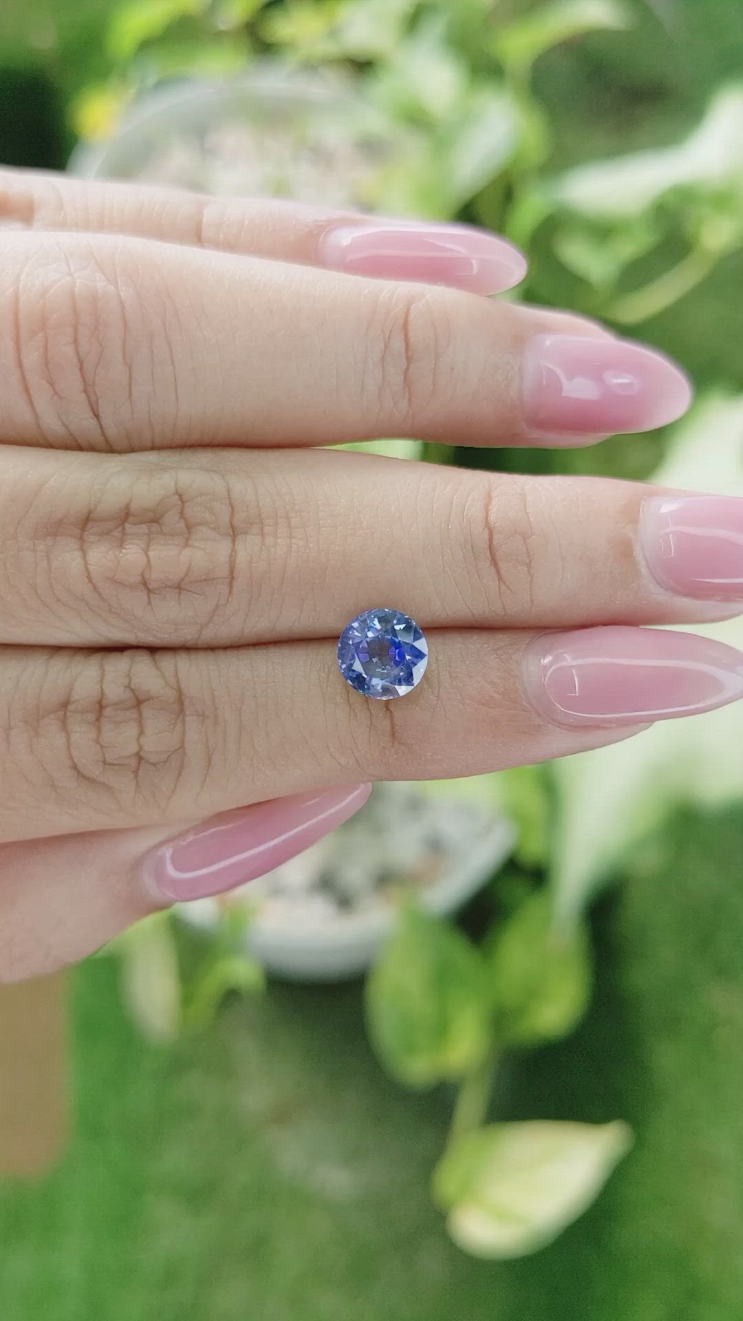 1.82 Ct. Blue Sapphire from Ceylon (Sri Lanka) Size Video