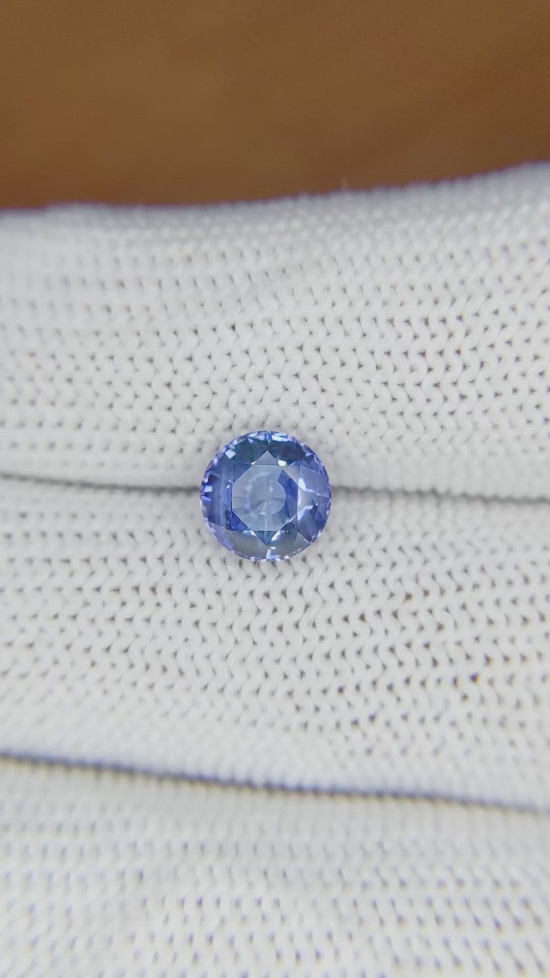 1.82 Ct. Blue Sapphire from Ceylon (Sri Lanka) Size Video