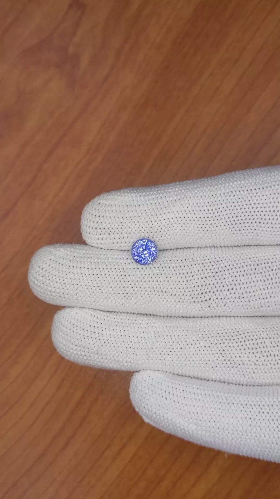 1.72 Ct. Blue Sapphire from Ceylon (Sri Lanka) Size Video