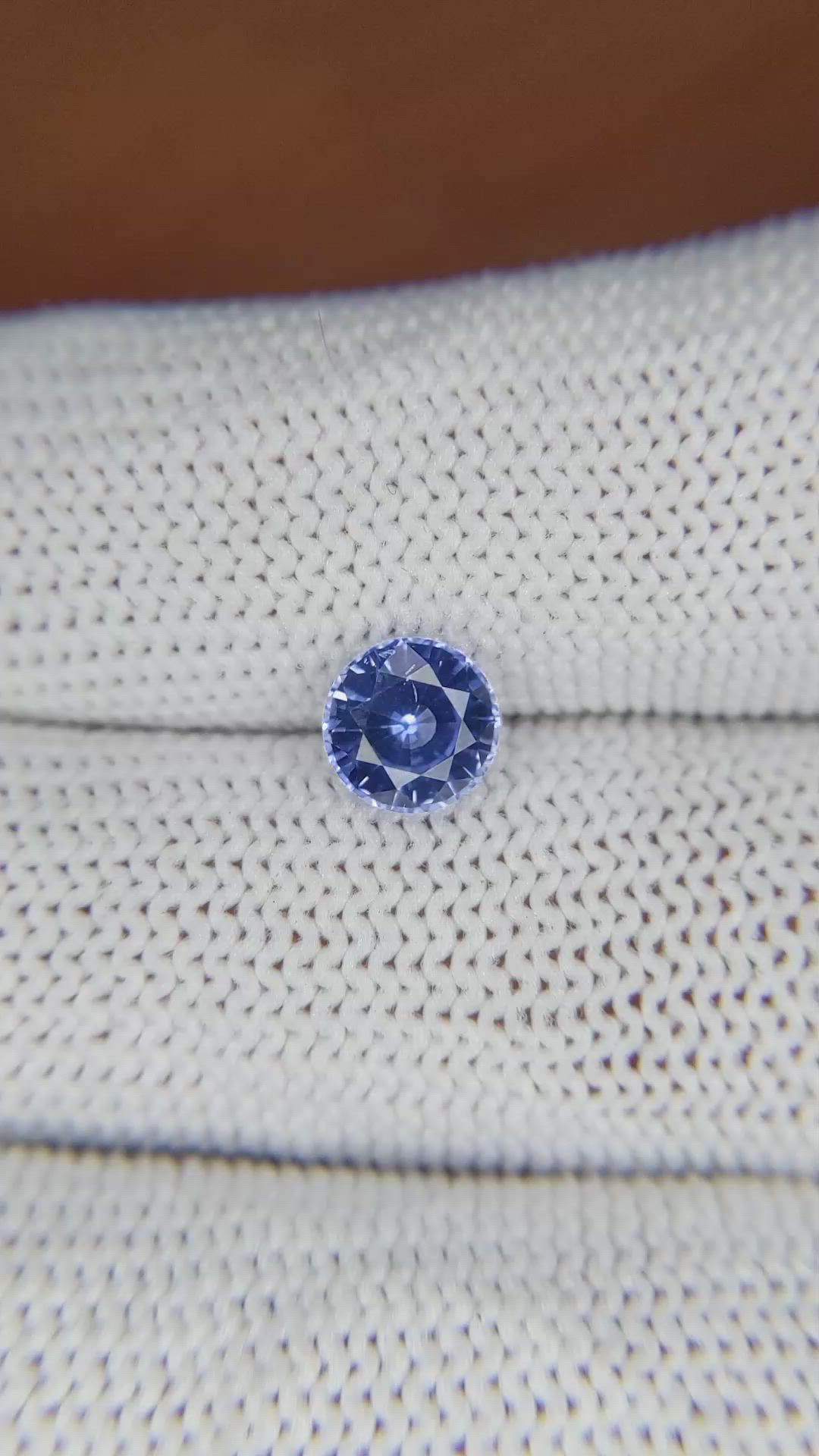 1.29 Ct. Blue Sapphire from Ceylon (Sri Lanka) Size Video