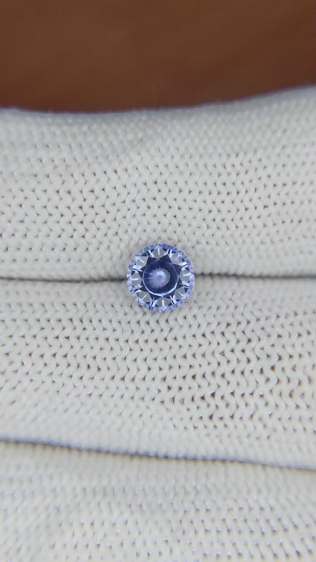 1.14 Ct. Blue Sapphire from Ceylon (Sri Lanka) Size Video