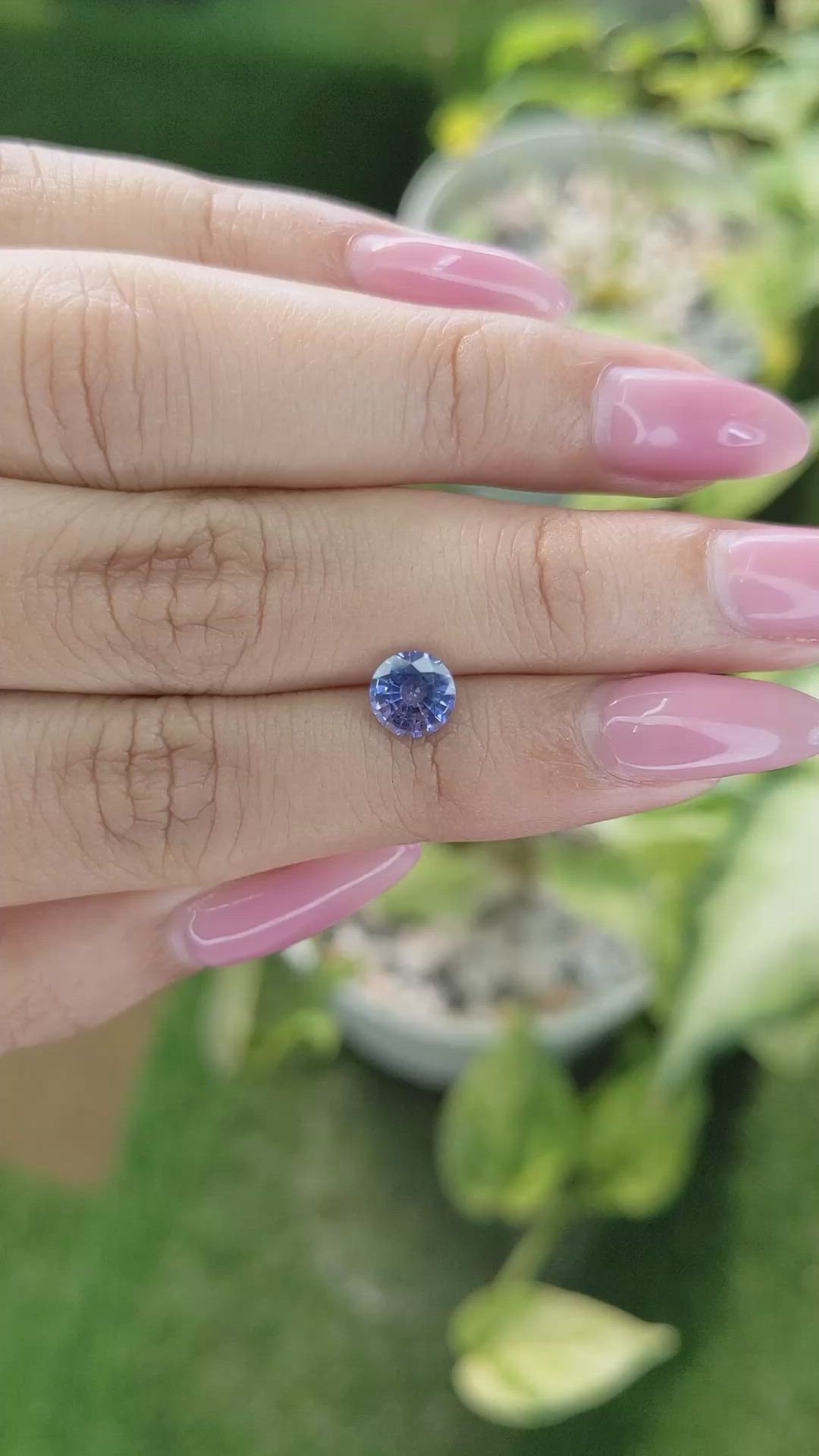 1.14 Ct. Blue Sapphire from Ceylon (Sri Lanka) Size Video