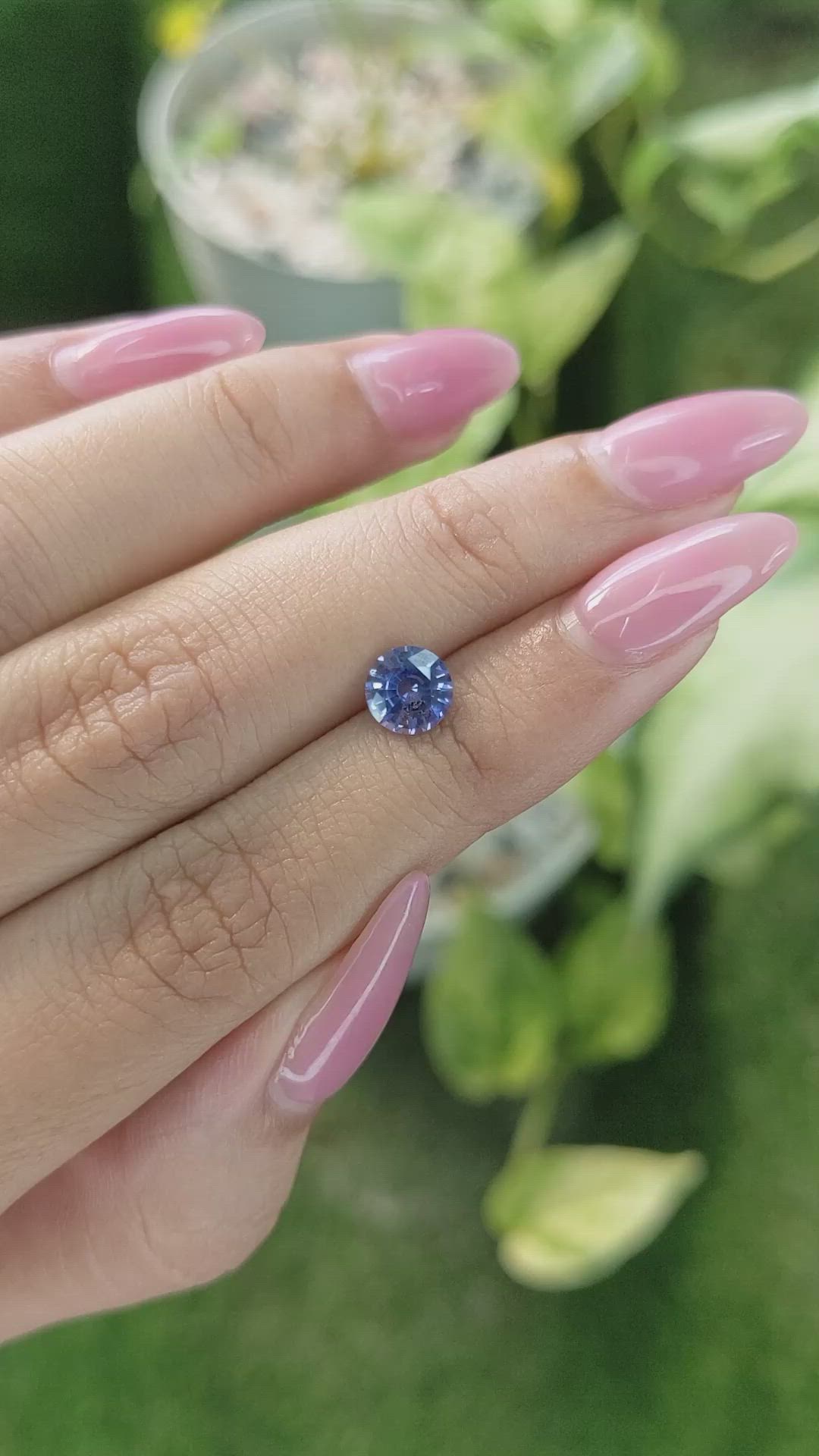 1.14 Ct. Blue Sapphire from Ceylon (Sri Lanka) Size Video