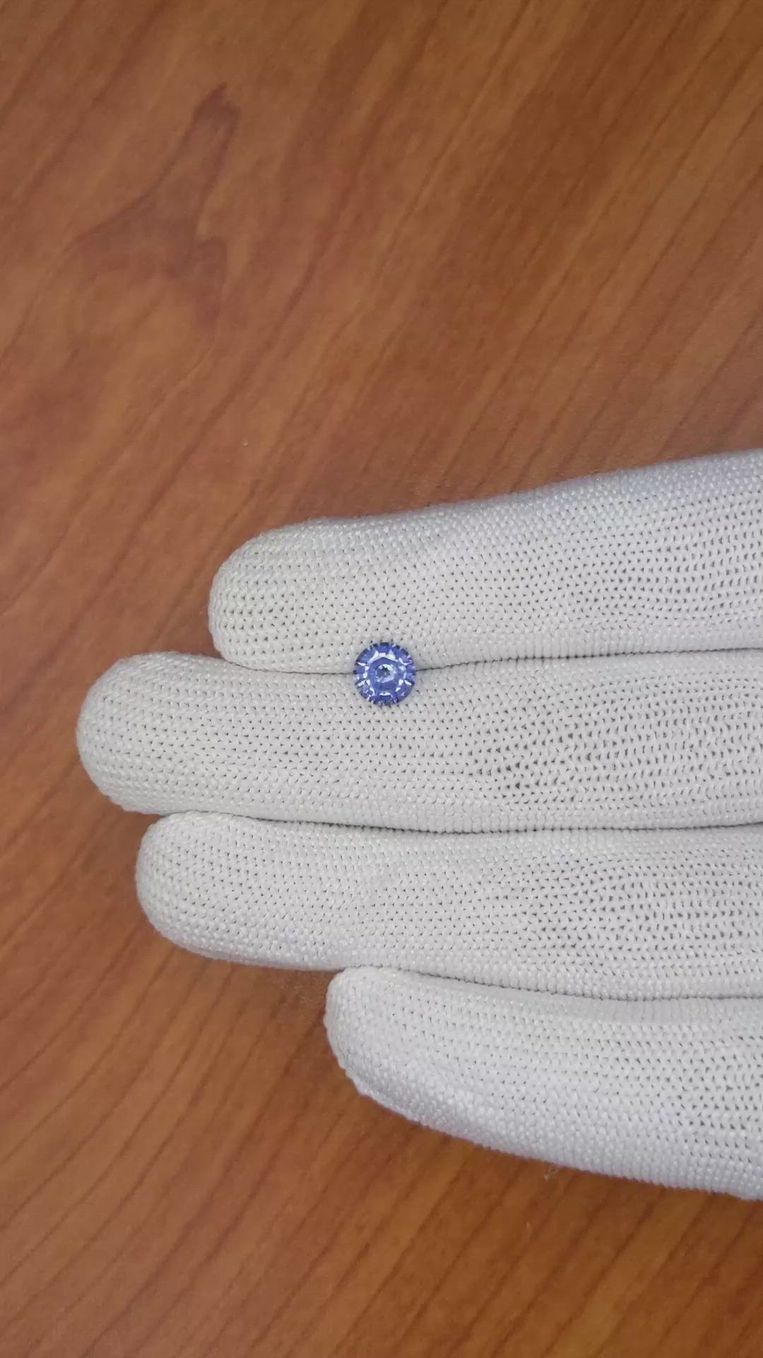 1.14 Ct. Blue Sapphire from Ceylon (Sri Lanka) Size Video