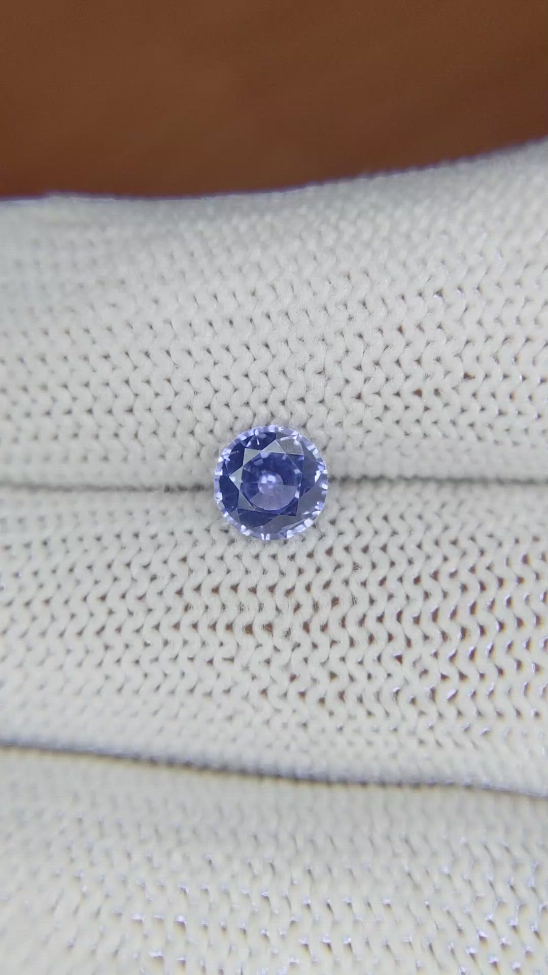 1.12 Ct. Blue Sapphire from Ceylon (Sri Lanka) Size Video