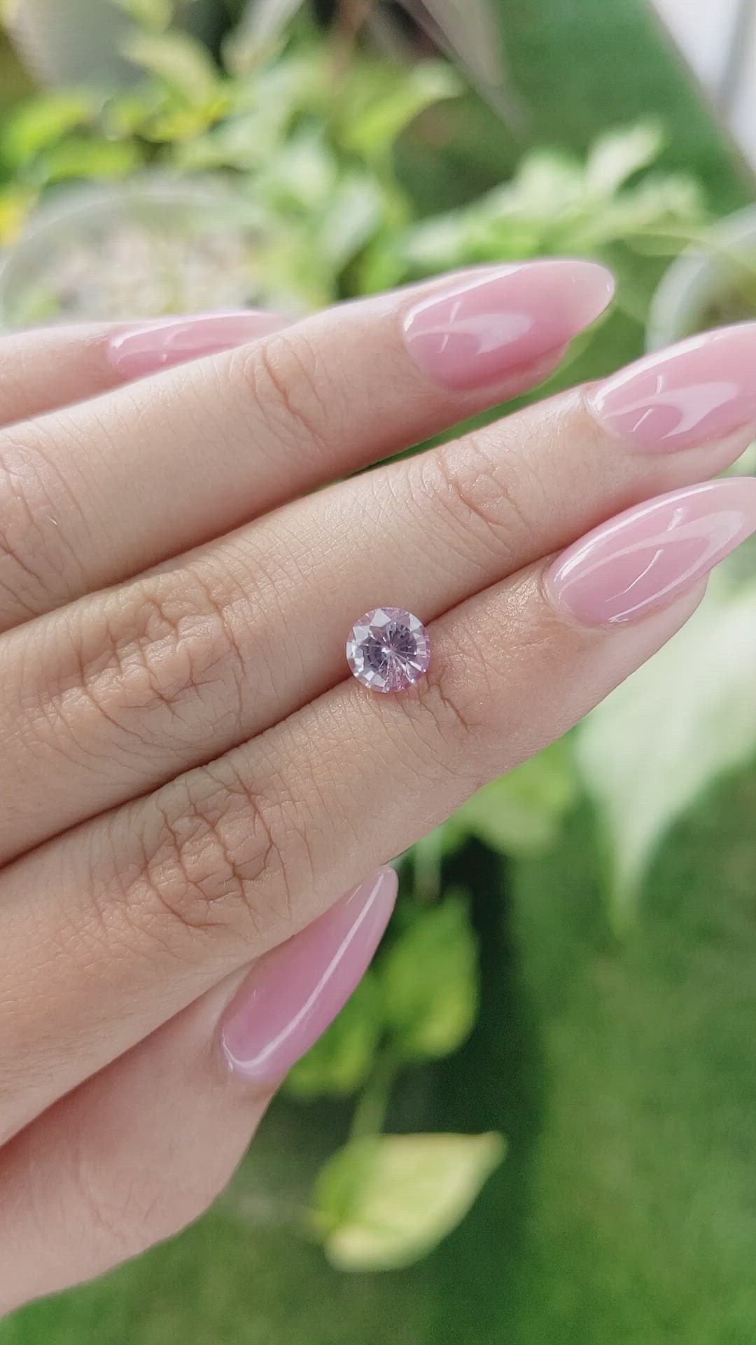1.35 Ct. Pink Sapphire from Ceylon (Sri Lanka) Size Video
