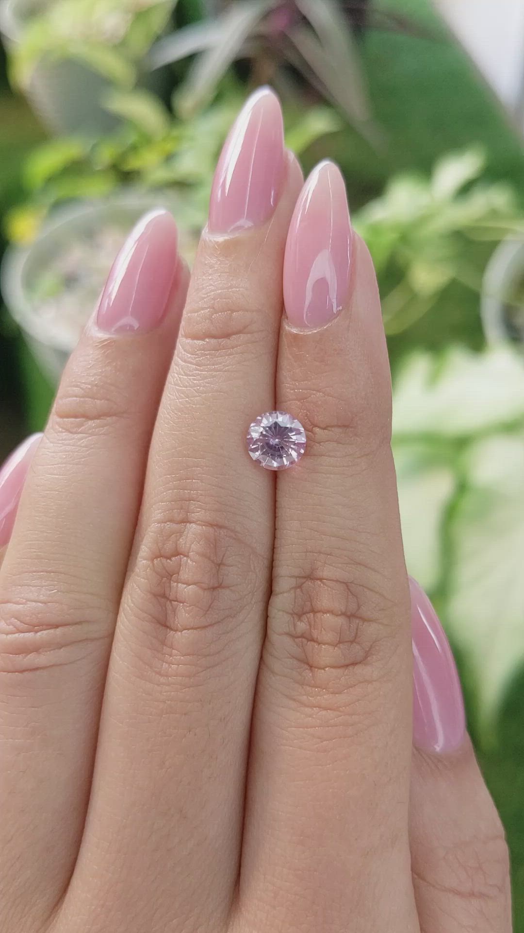 1.35 Ct. Pink Sapphire from Ceylon (Sri Lanka) Size Video