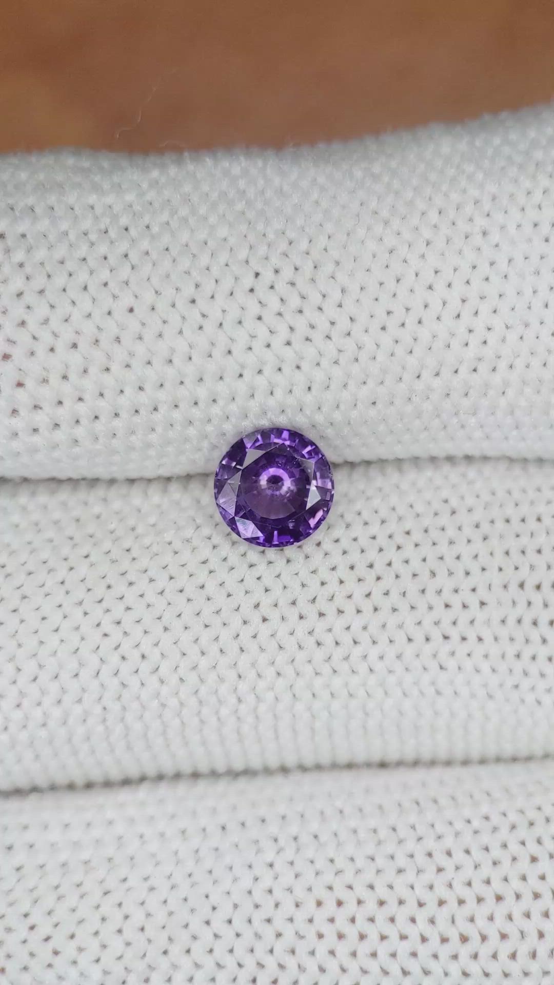 1.19 Ct. Color Change Sapphire from Ceylon (Sri Lanka) Size Video