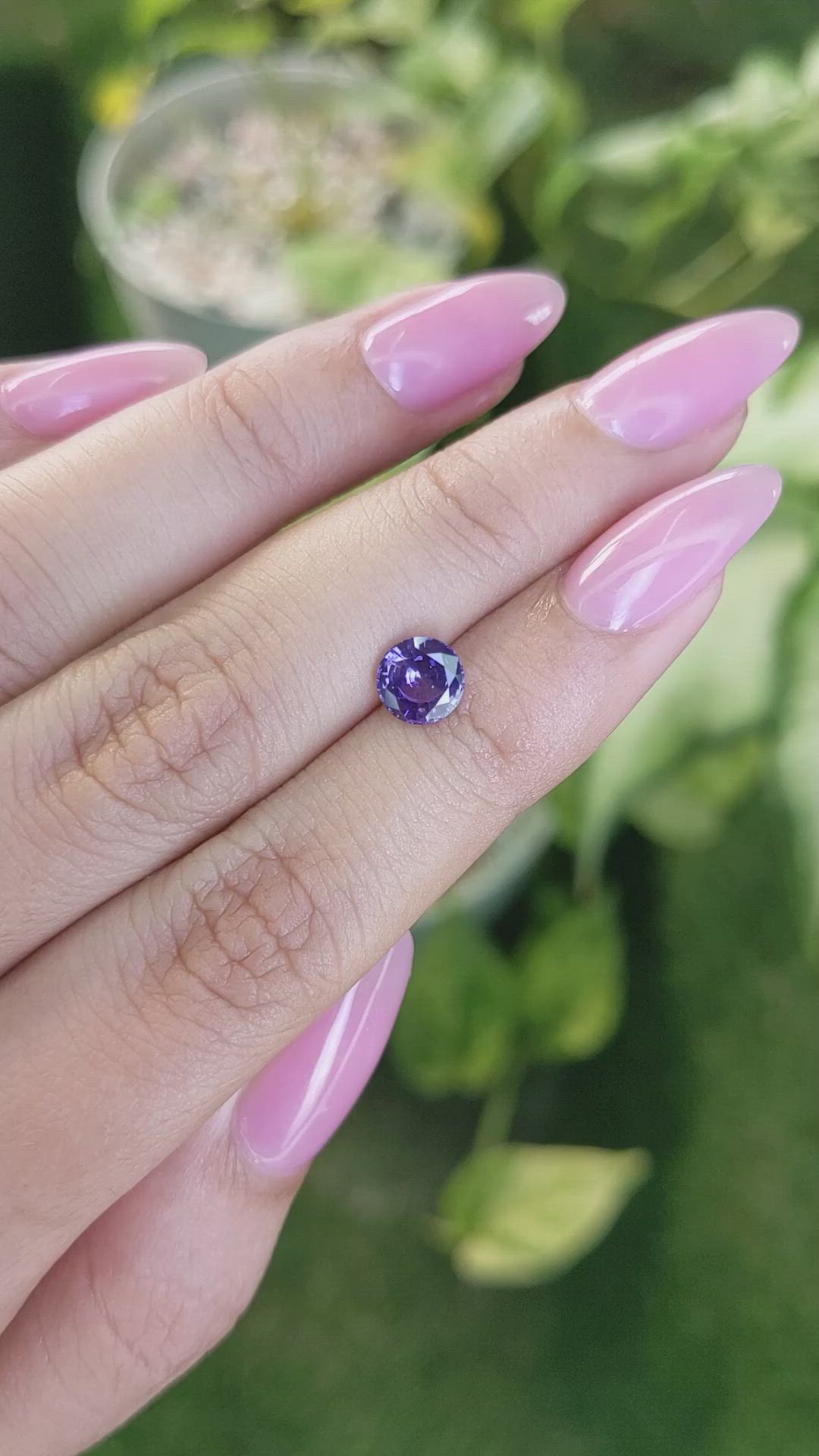 1.19 Ct. Color Change Sapphire from Ceylon (Sri Lanka) Size Video