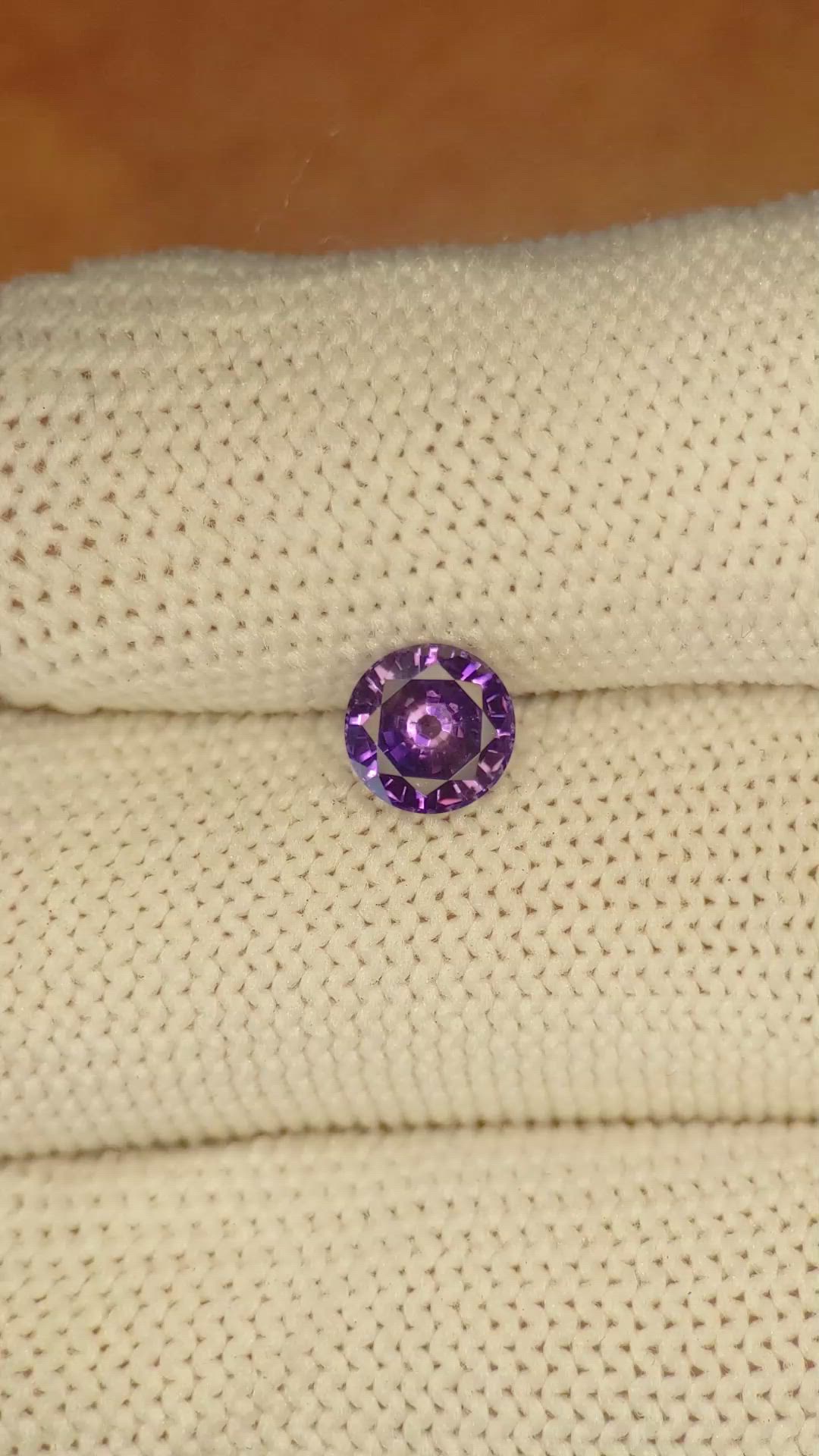1.19 Ct. Color Change Sapphire from Ceylon (Sri Lanka) Size Video