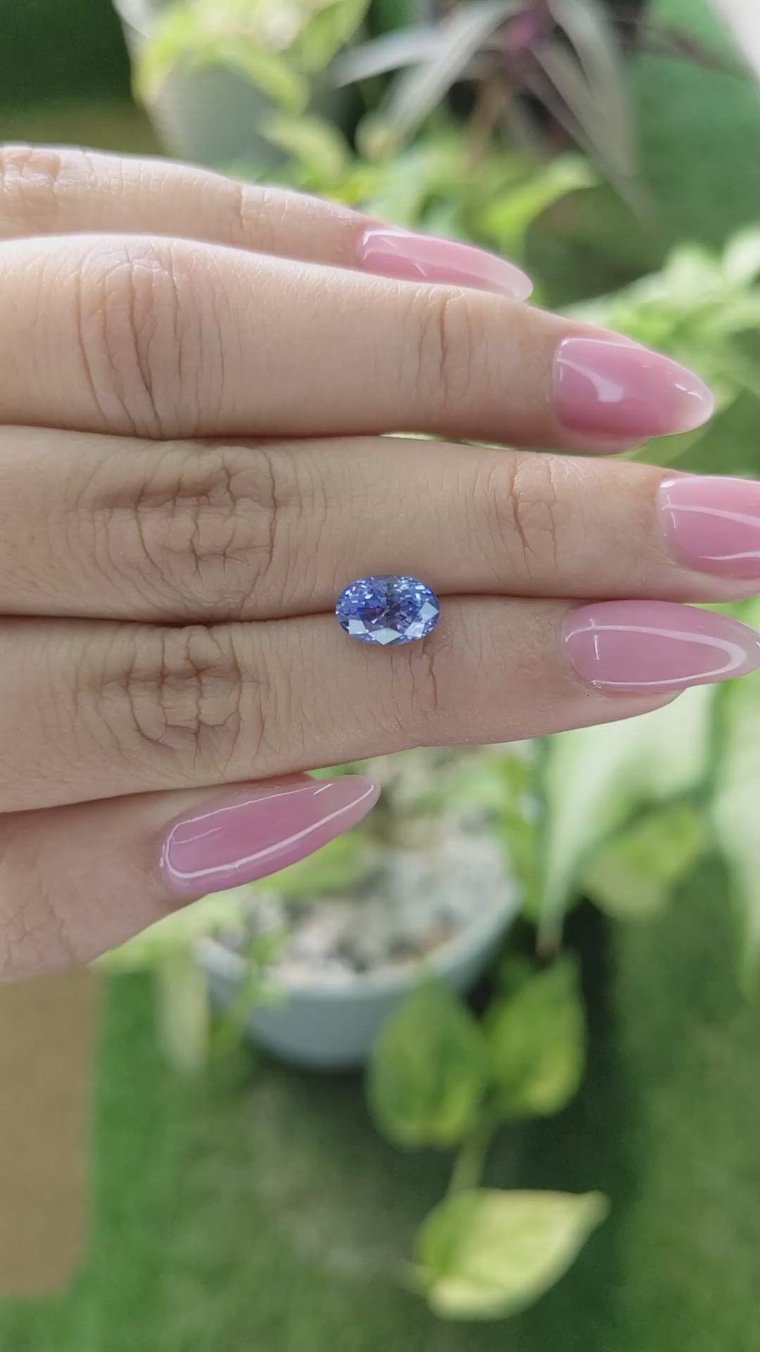 1.98 Ct. Blue Sapphire from Ceylon (Sri Lanka) Size Video