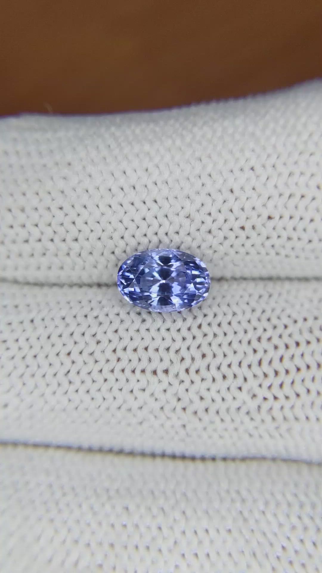 1.98 Ct. Blue Sapphire from Ceylon (Sri Lanka) Size Video
