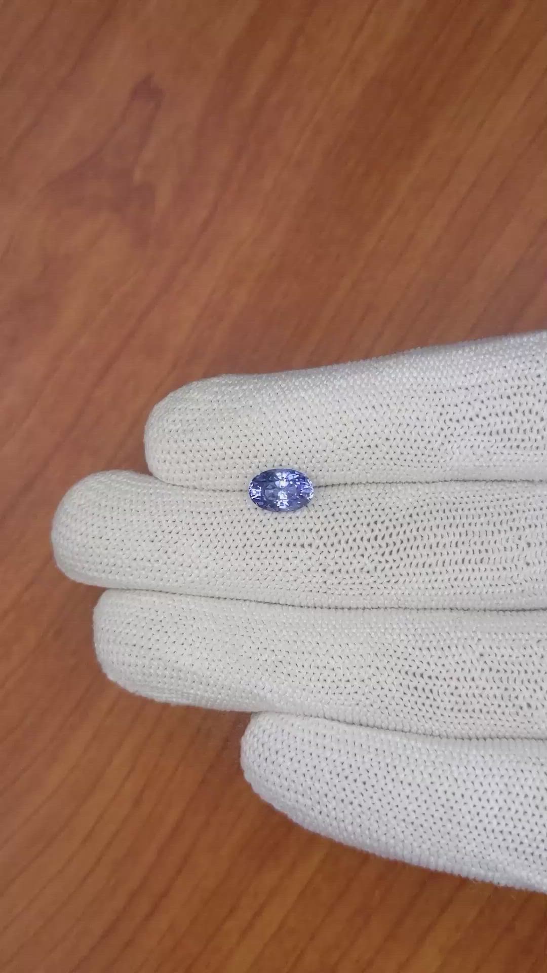 1.98 Ct. Blue Sapphire from Ceylon (Sri Lanka) Size Video