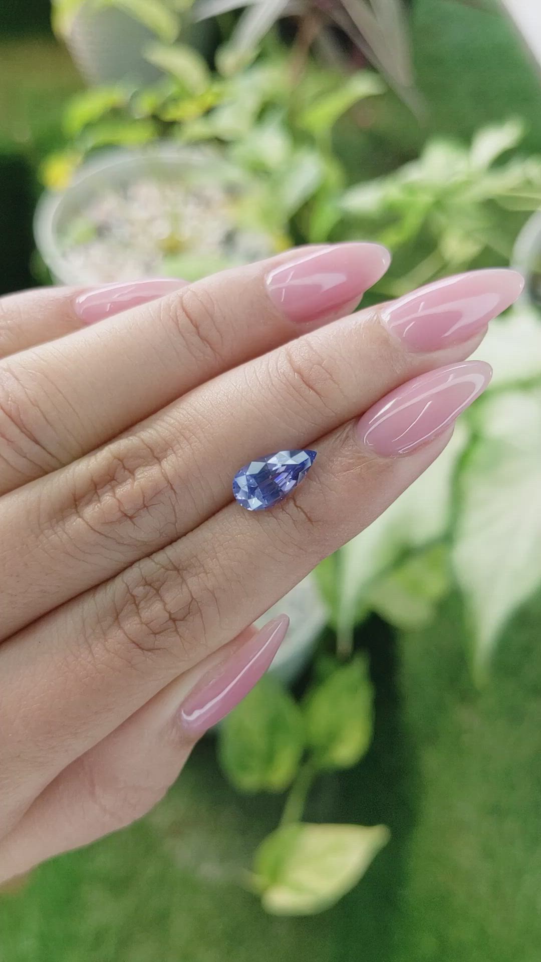 2.45 Ct. Blue Sapphire from Ceylon (Sri Lanka) Size Video