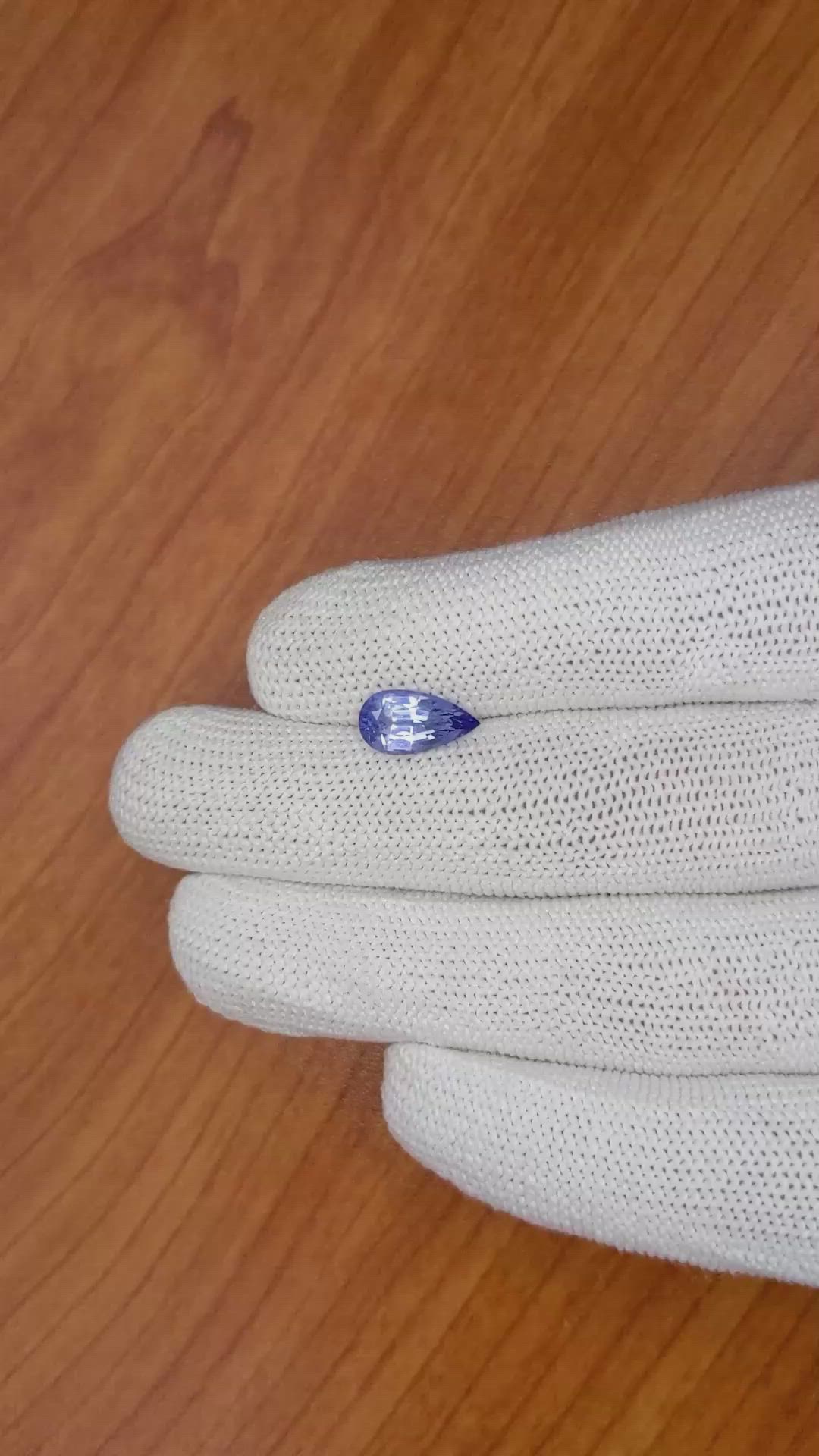 2.45 Ct. Blue Sapphire from Ceylon (Sri Lanka) Size Video