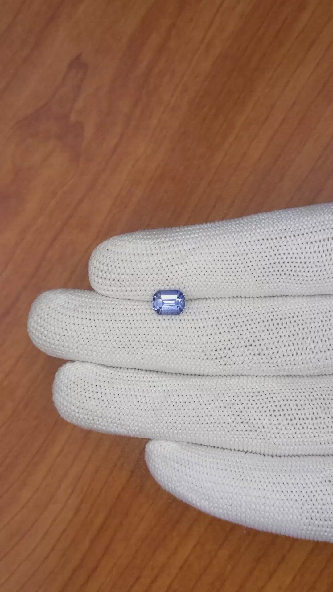 1.56 Ct. Blue Sapphire from Ceylon (Sri Lanka) Size Video