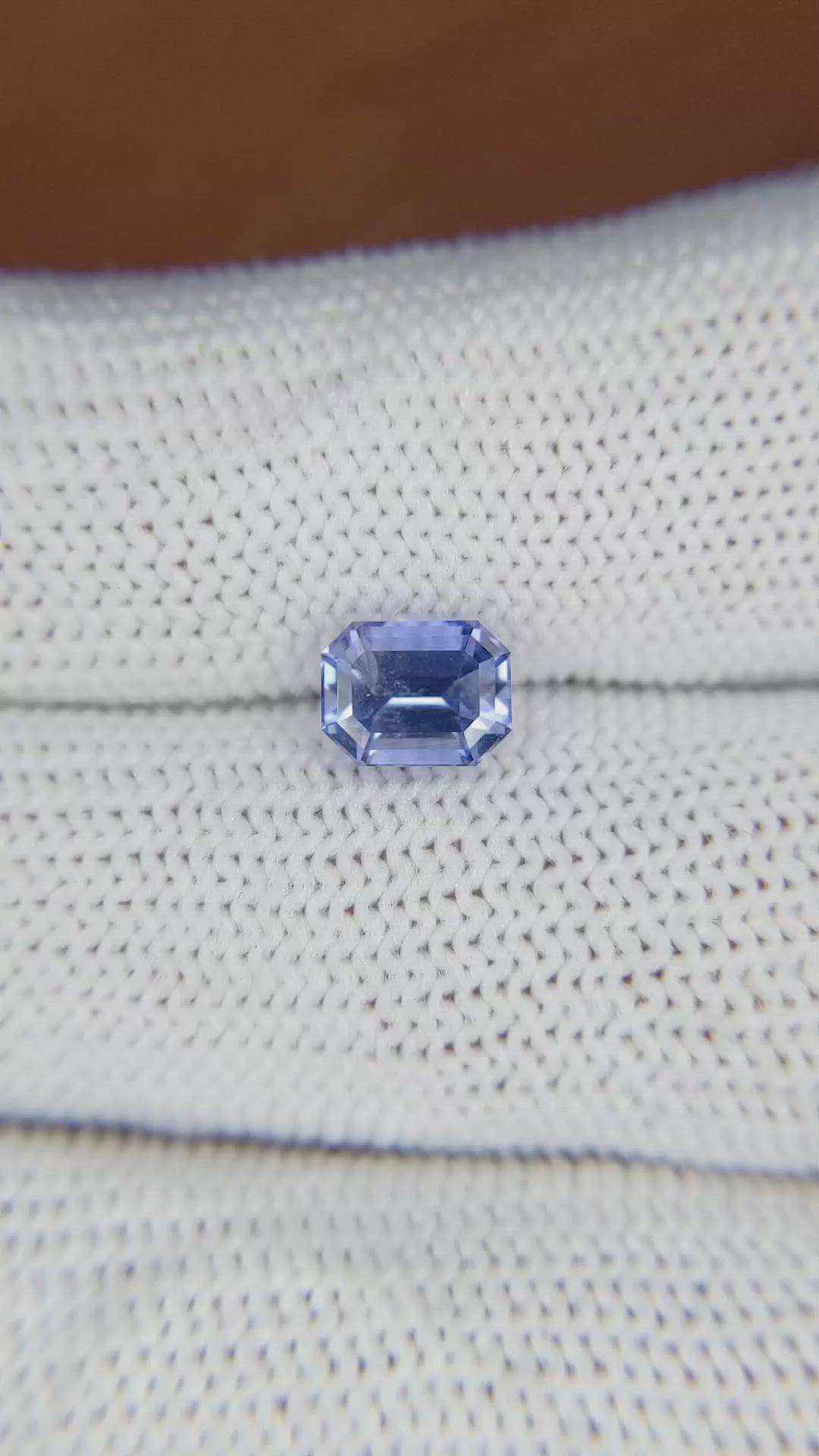 1.56 Ct. Blue Sapphire from Ceylon (Sri Lanka) Size Video