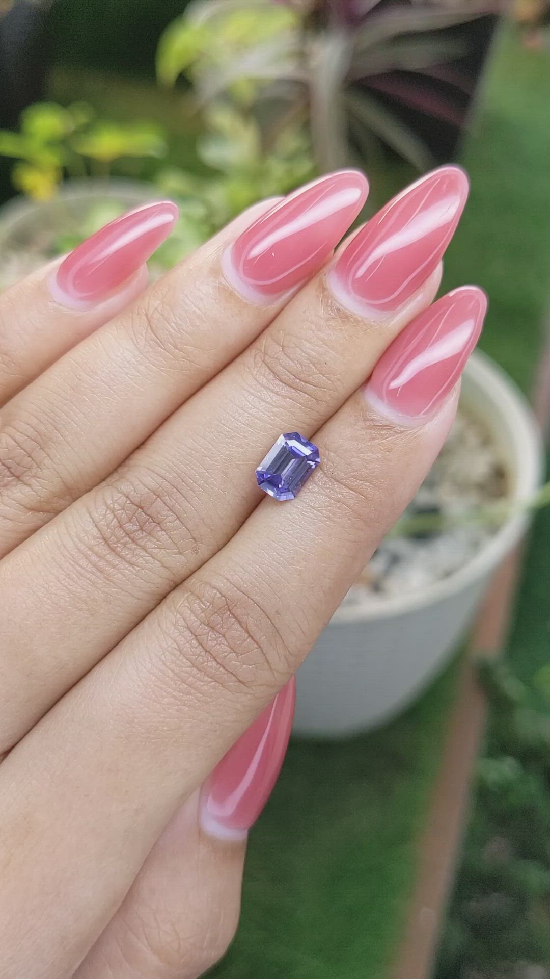 1.42 Ct. Blue Sapphire from Ceylon (Sri Lanka) Size Video