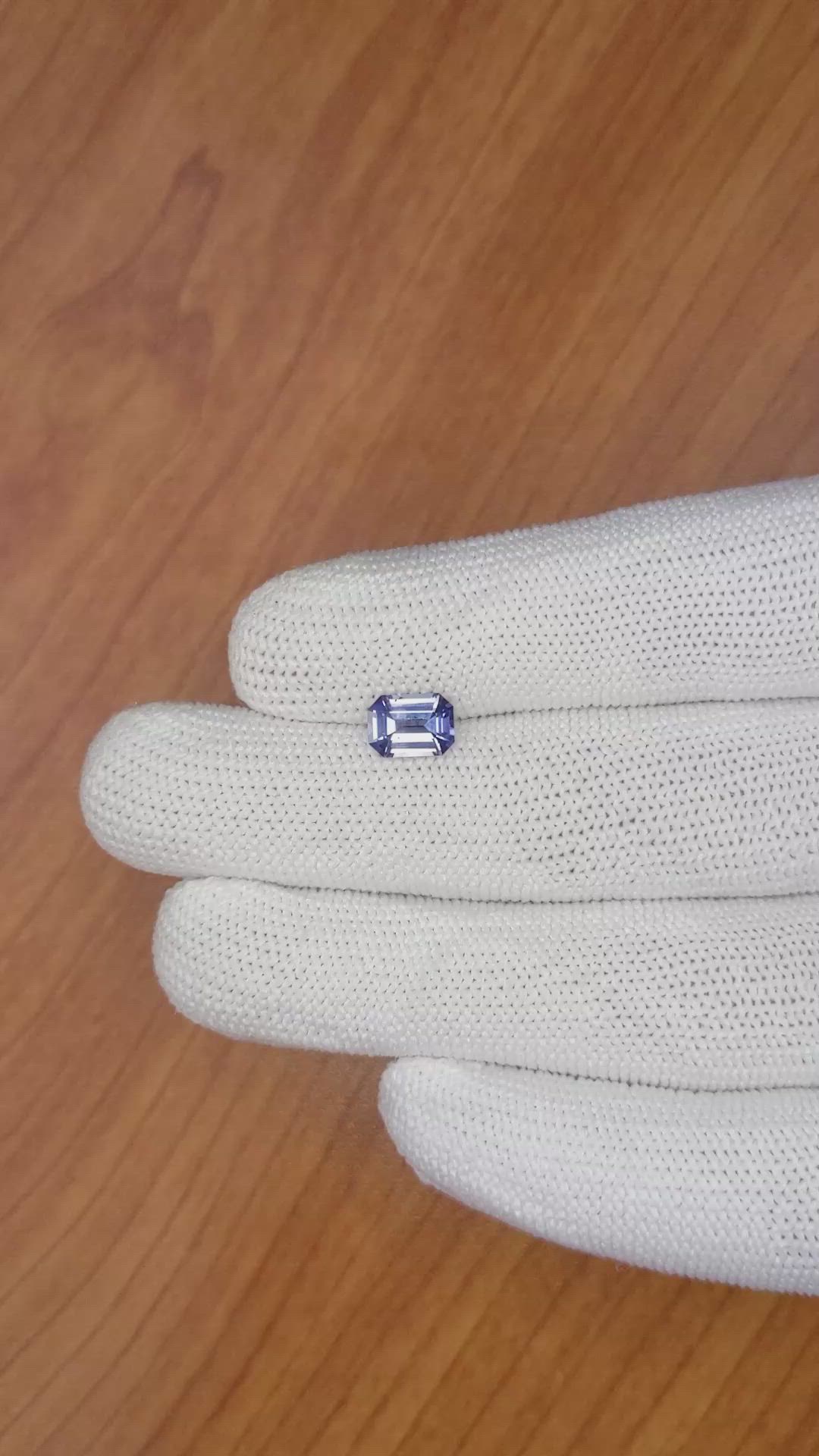 1.42 Ct. Blue Sapphire from Ceylon (Sri Lanka) Size Video