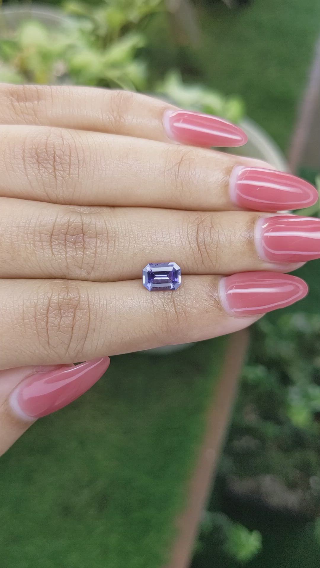 1.42 Ct. Blue Sapphire from Ceylon (Sri Lanka) Size Video