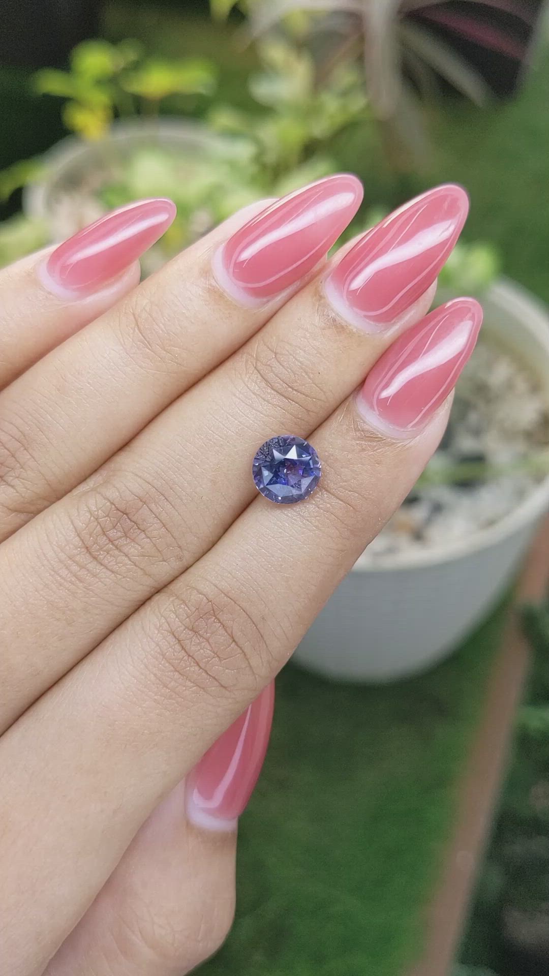 2.76 Ct. Blue Sapphire from Ceylon (Sri Lanka) Size Video