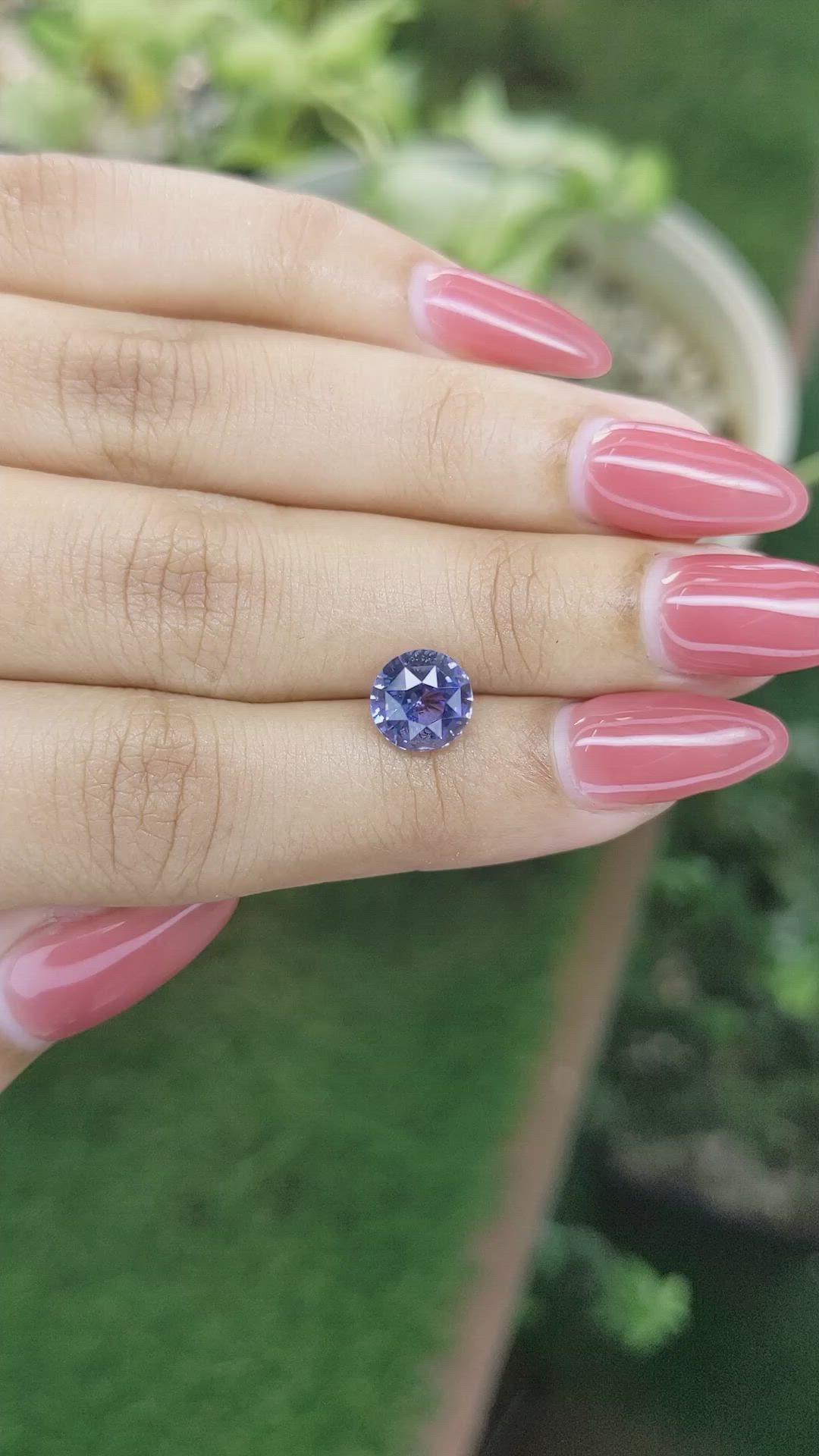 2.76 Ct. Blue Sapphire from Ceylon (Sri Lanka) Size Video