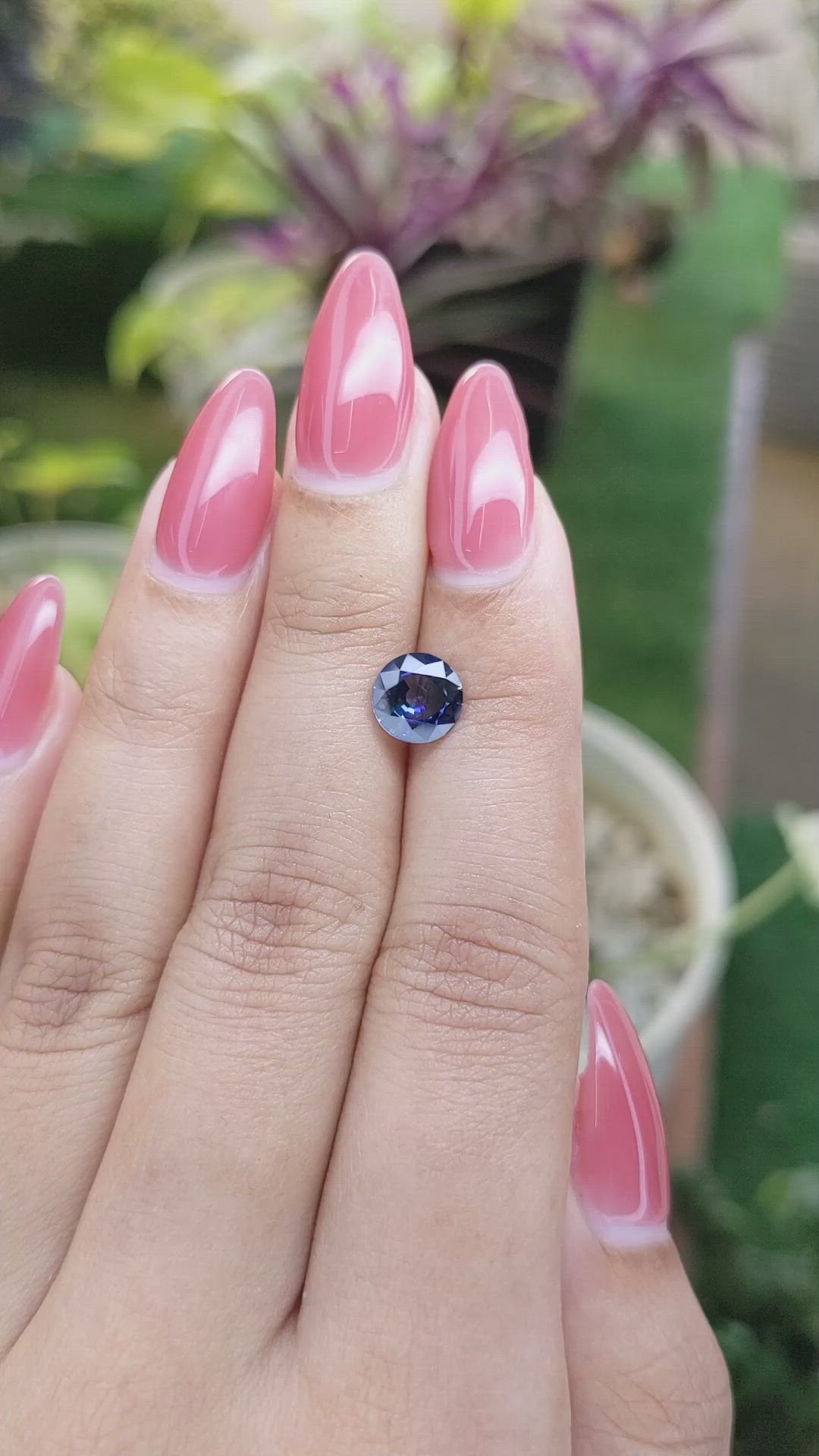 1.50 Ct. Blue Sapphire from Ceylon (Sri Lanka) Size Video