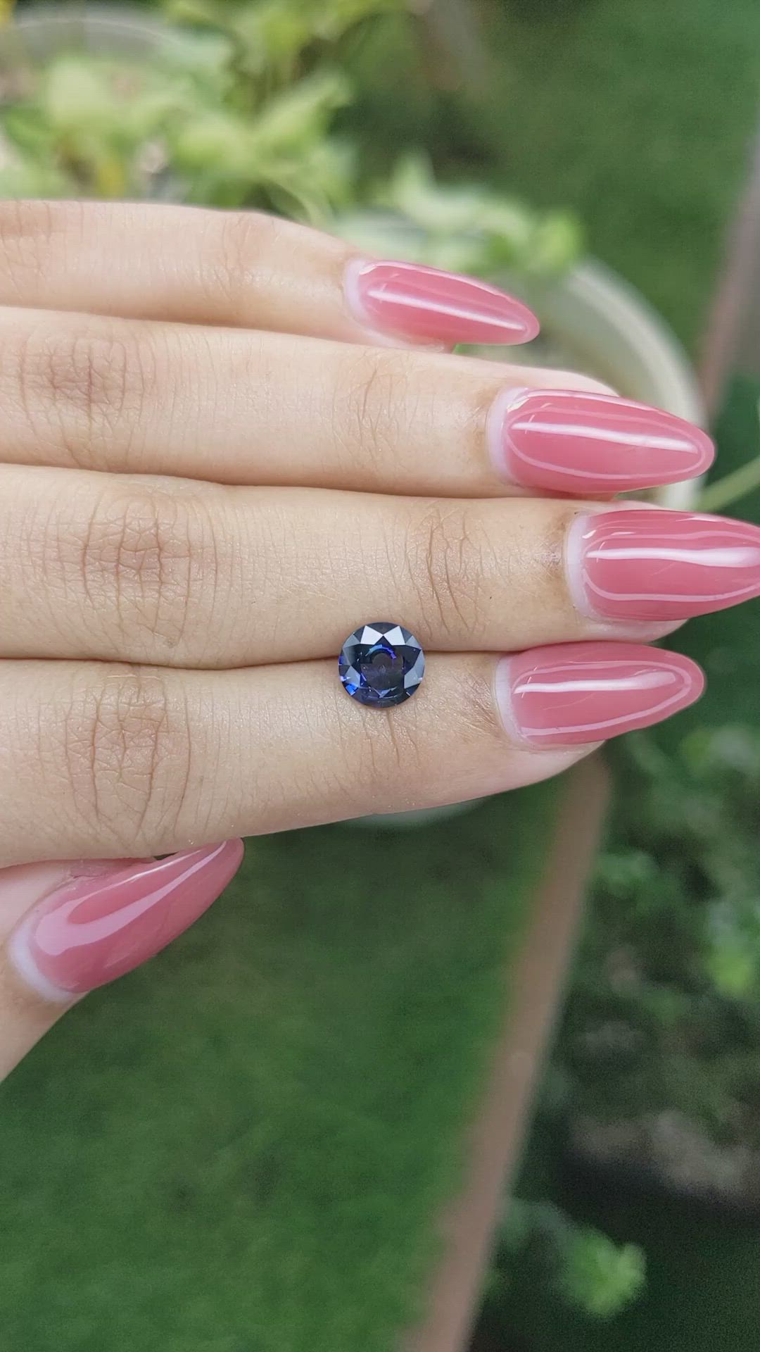 1.50 Ct. Blue Sapphire from Ceylon (Sri Lanka) Size Video