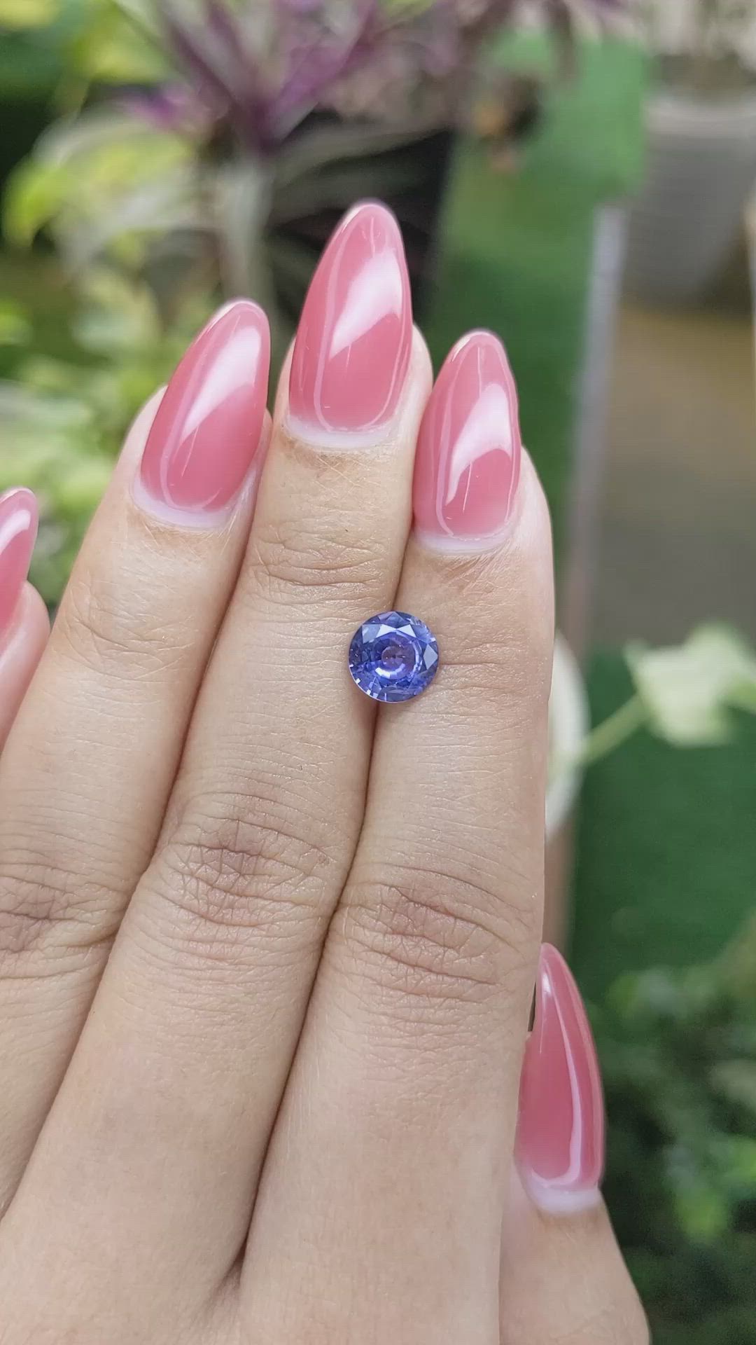 1.74 Ct. Blue Sapphire from Ceylon (Sri Lanka) Size Video