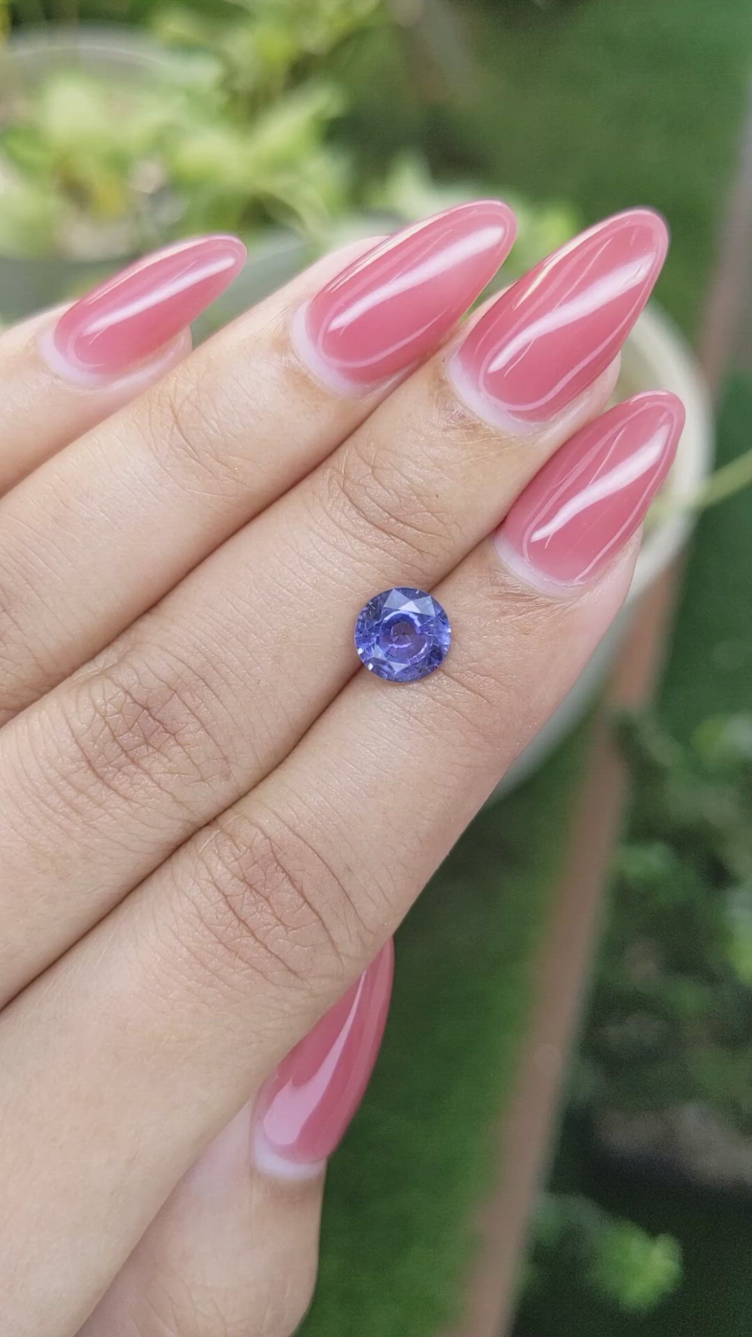 1.74 Ct. Blue Sapphire from Ceylon (Sri Lanka) Size Video