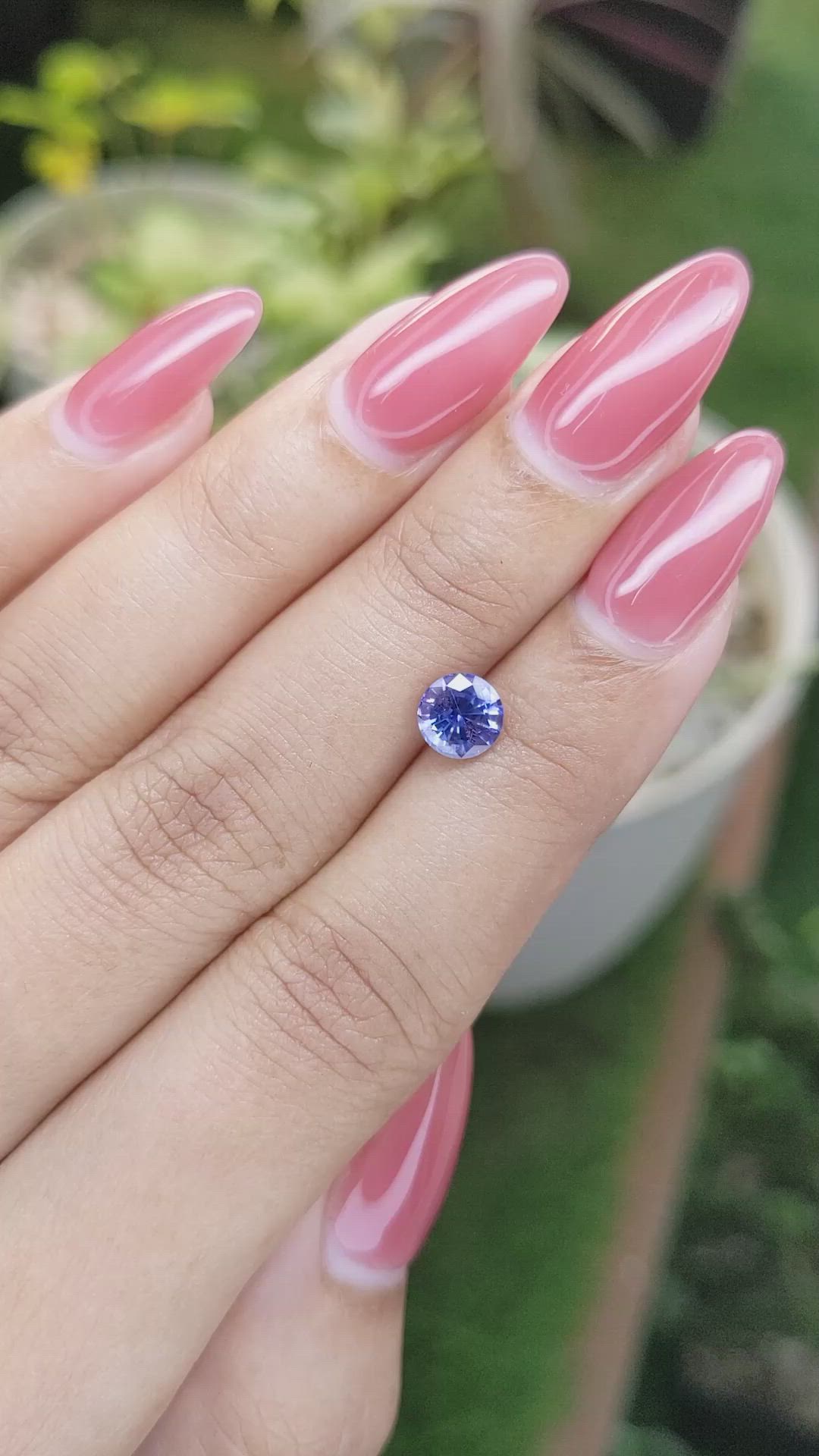 1.25 Ct. Blue Sapphire from Ceylon (Sri Lanka) Size Video