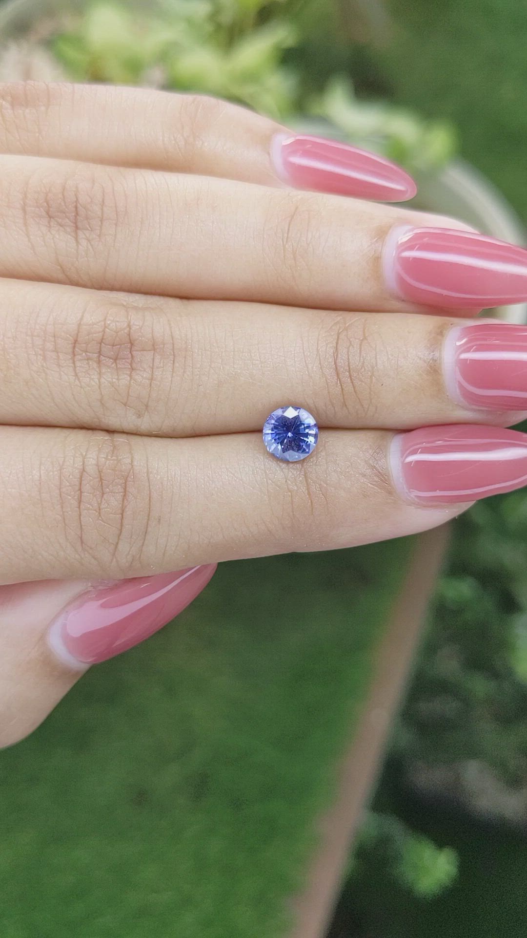 1.25 Ct. Blue Sapphire from Ceylon (Sri Lanka) Size Video