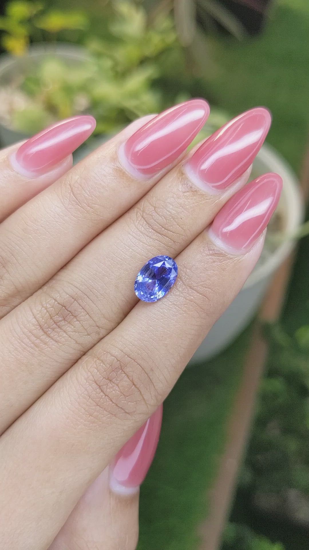 2.53 Ct. Blue Sapphire from Ceylon (Sri Lanka) Size Video