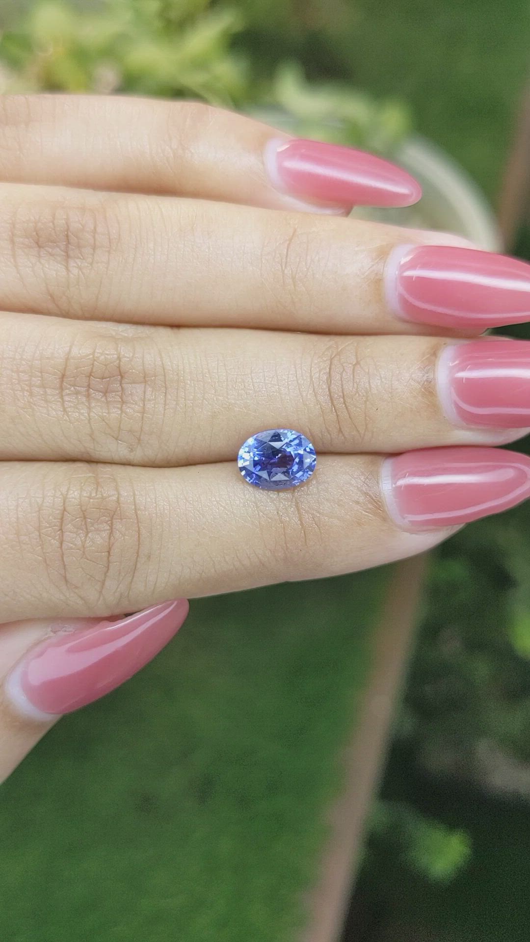 1.92 Ct. Blue Sapphire from Ceylon (Sri Lanka) Size Video