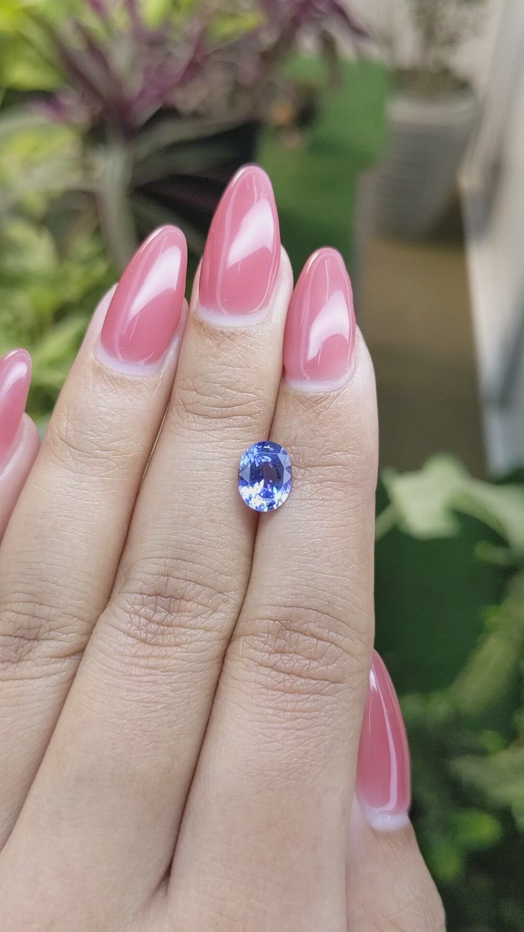 1.92 Ct. Blue Sapphire from Ceylon (Sri Lanka) Size Video