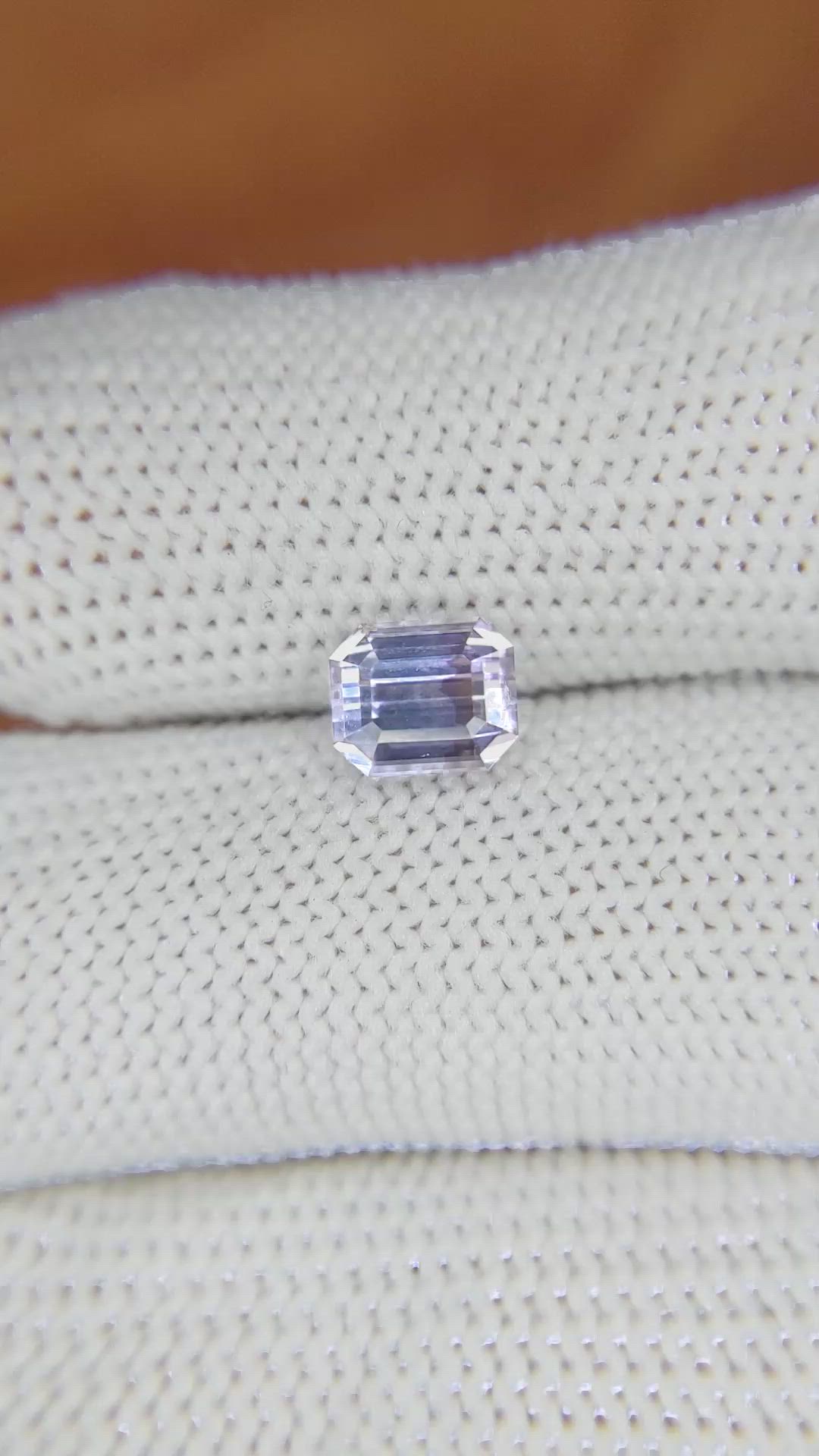 2.00 Ct. Bi Color Sapphire from Ceylon (Sri Lanka) Size Video