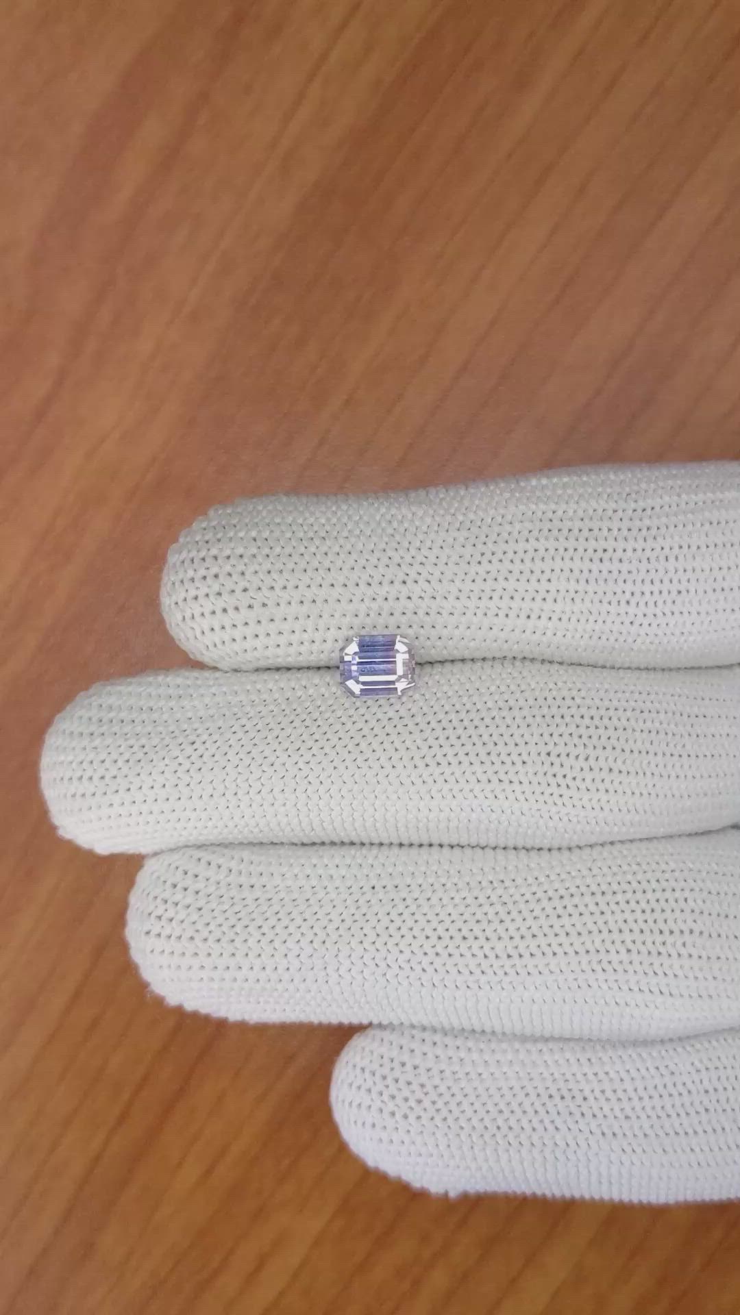2.00 Ct. Bi Color Sapphire from Ceylon (Sri Lanka) Size Video