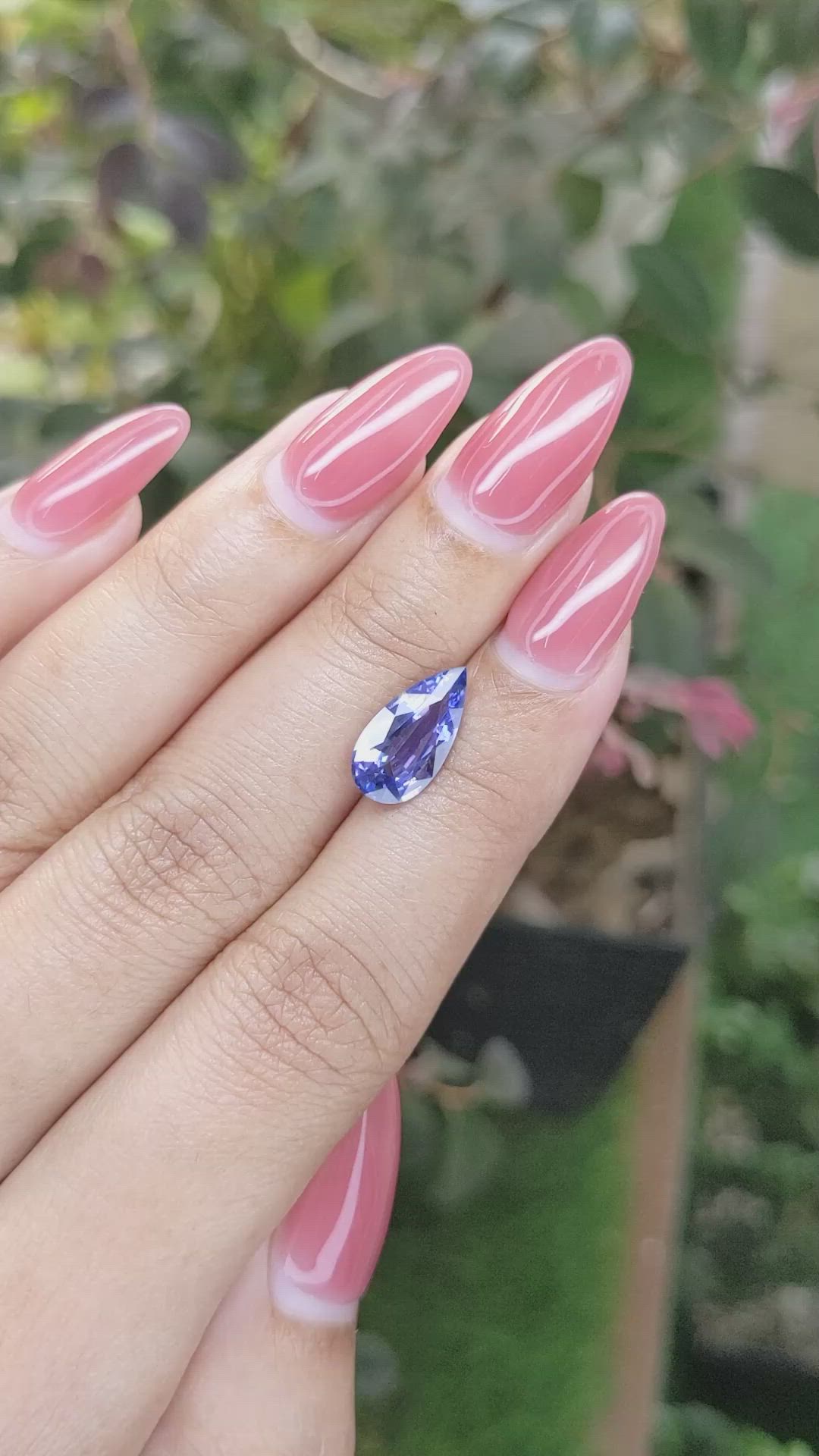 2.75 Ct. Blue Sapphire from Ceylon (Sri Lanka) Size Video