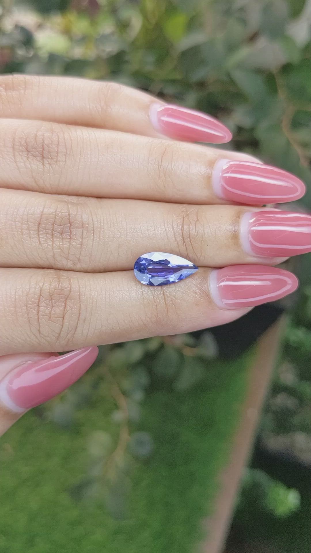 2.75 Ct. Blue Sapphire from Ceylon (Sri Lanka) Size Video