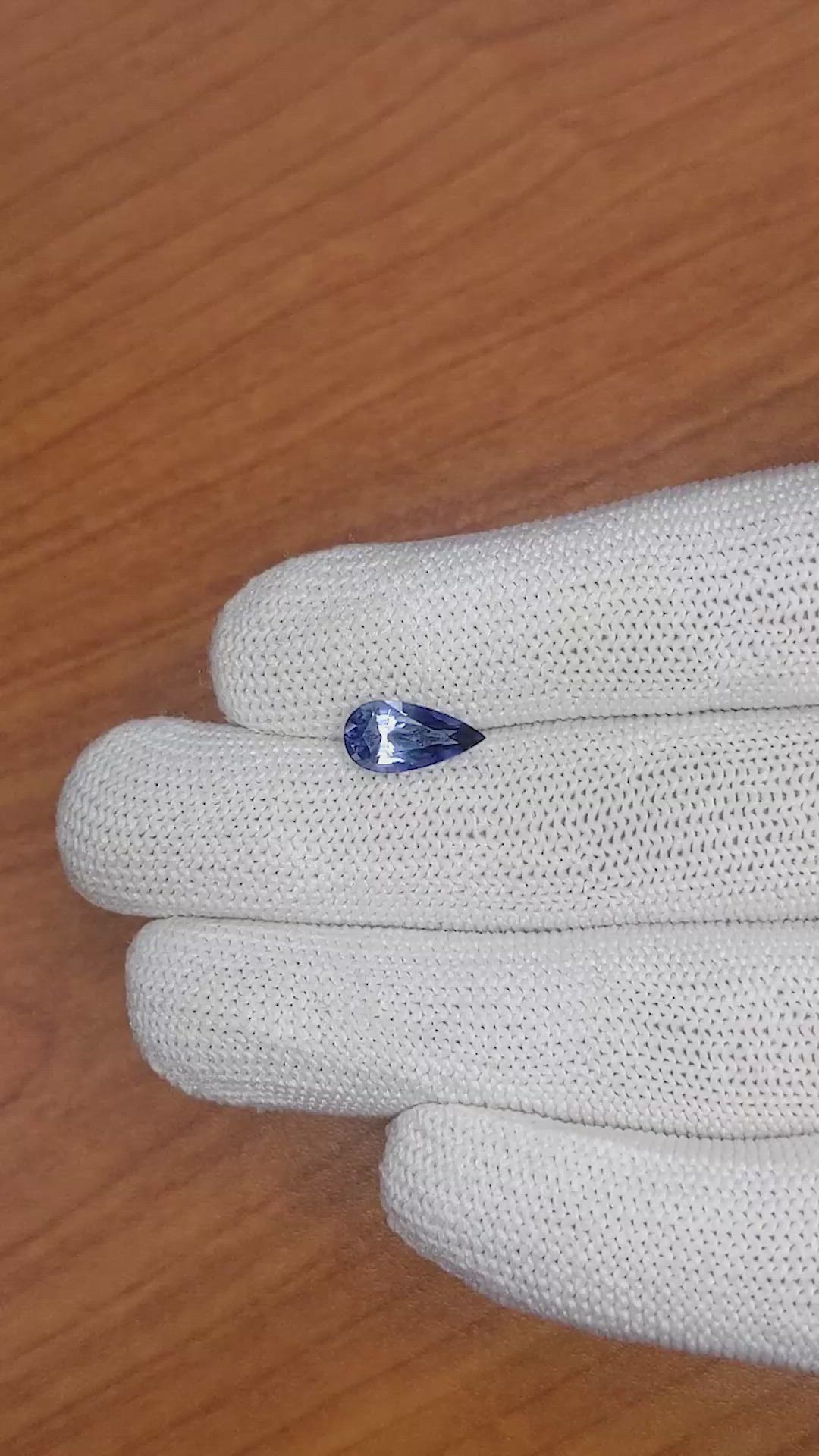 2.36 Ct. Blue Sapphire from Ceylon (Sri Lanka) Size Video