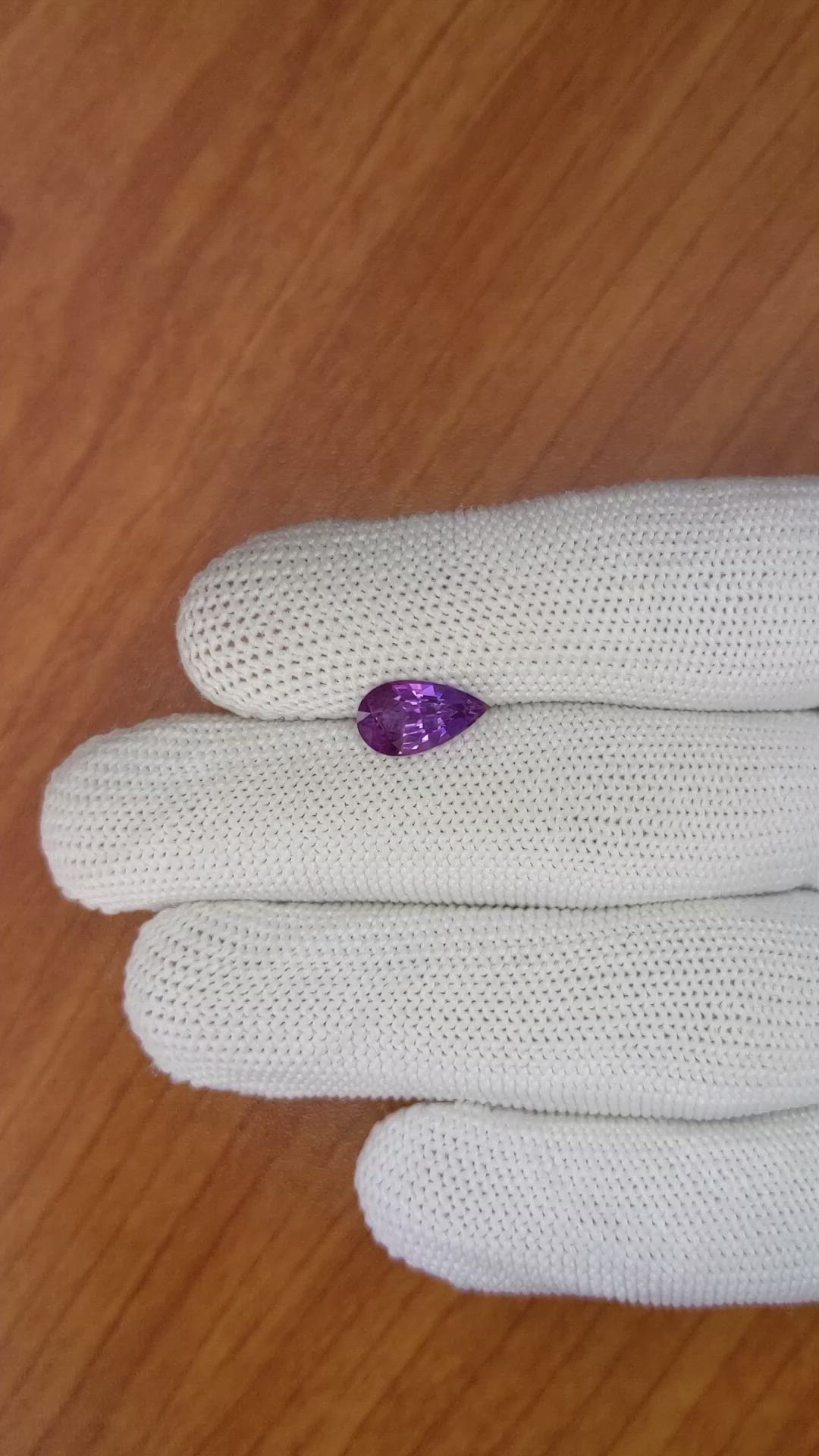 2.04 Ct. Purple Sapphire from Ceylon (Sri Lanka) Size Video