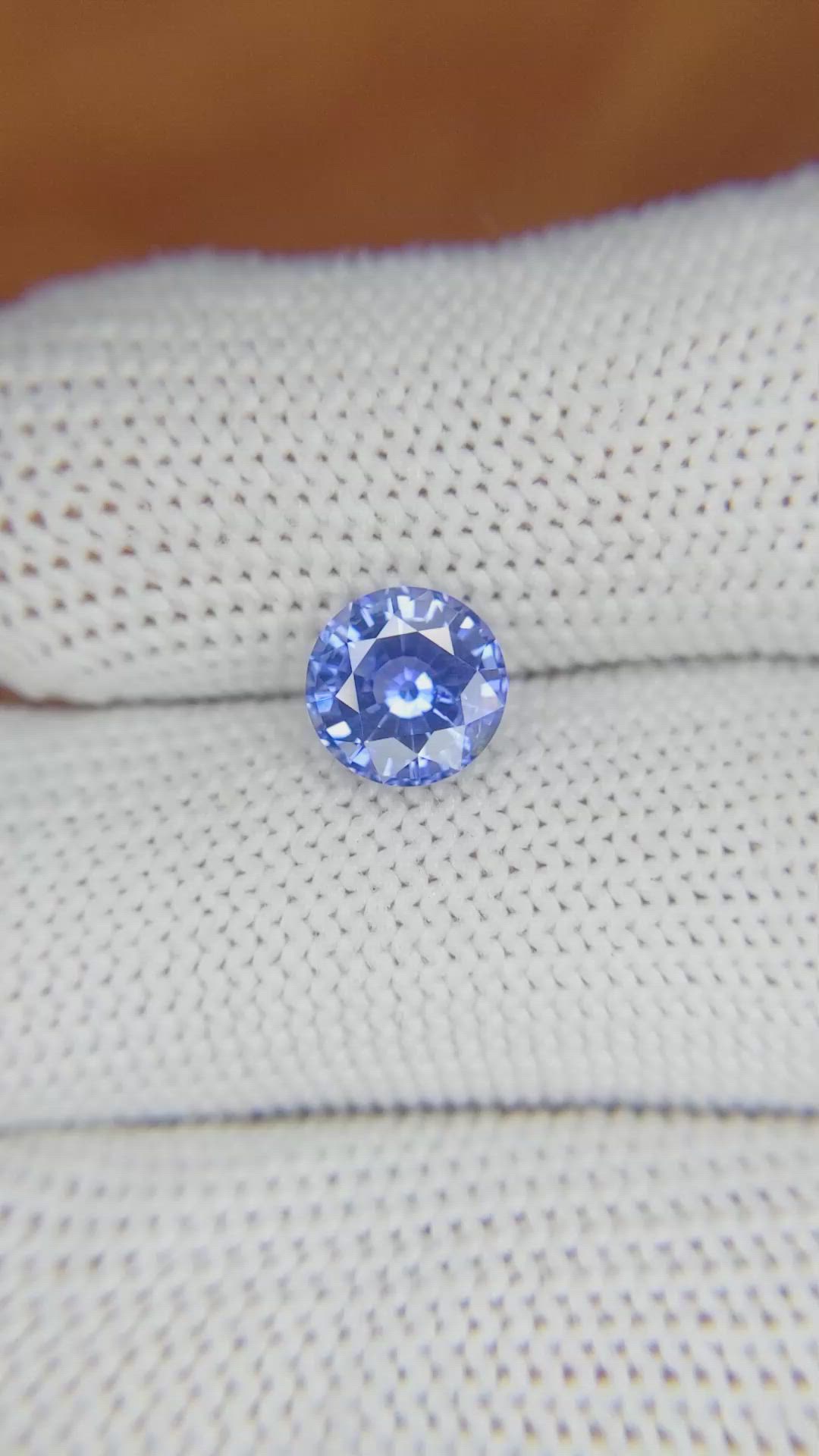 1.90 Ct. Blue Sapphire from Ceylon (Sri Lanka) Size Video