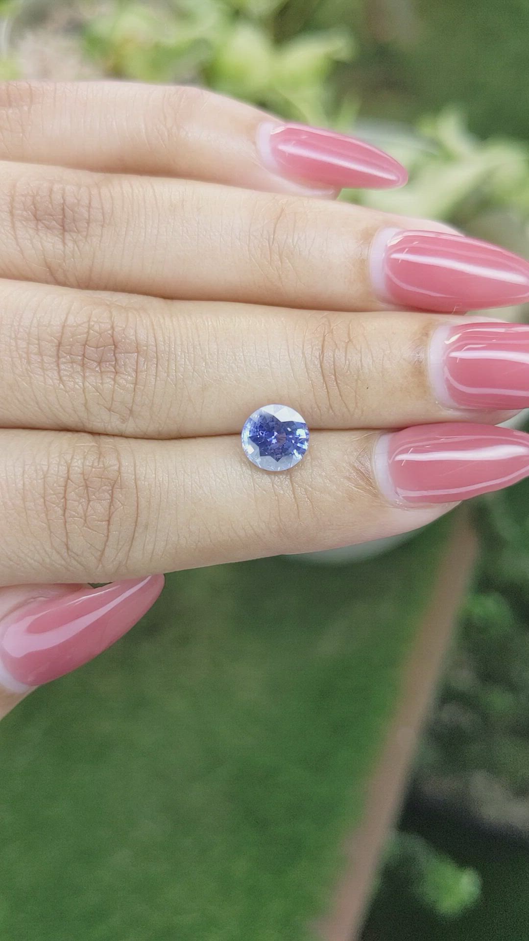 1.90 Ct. Blue Sapphire from Ceylon (Sri Lanka) Size Video