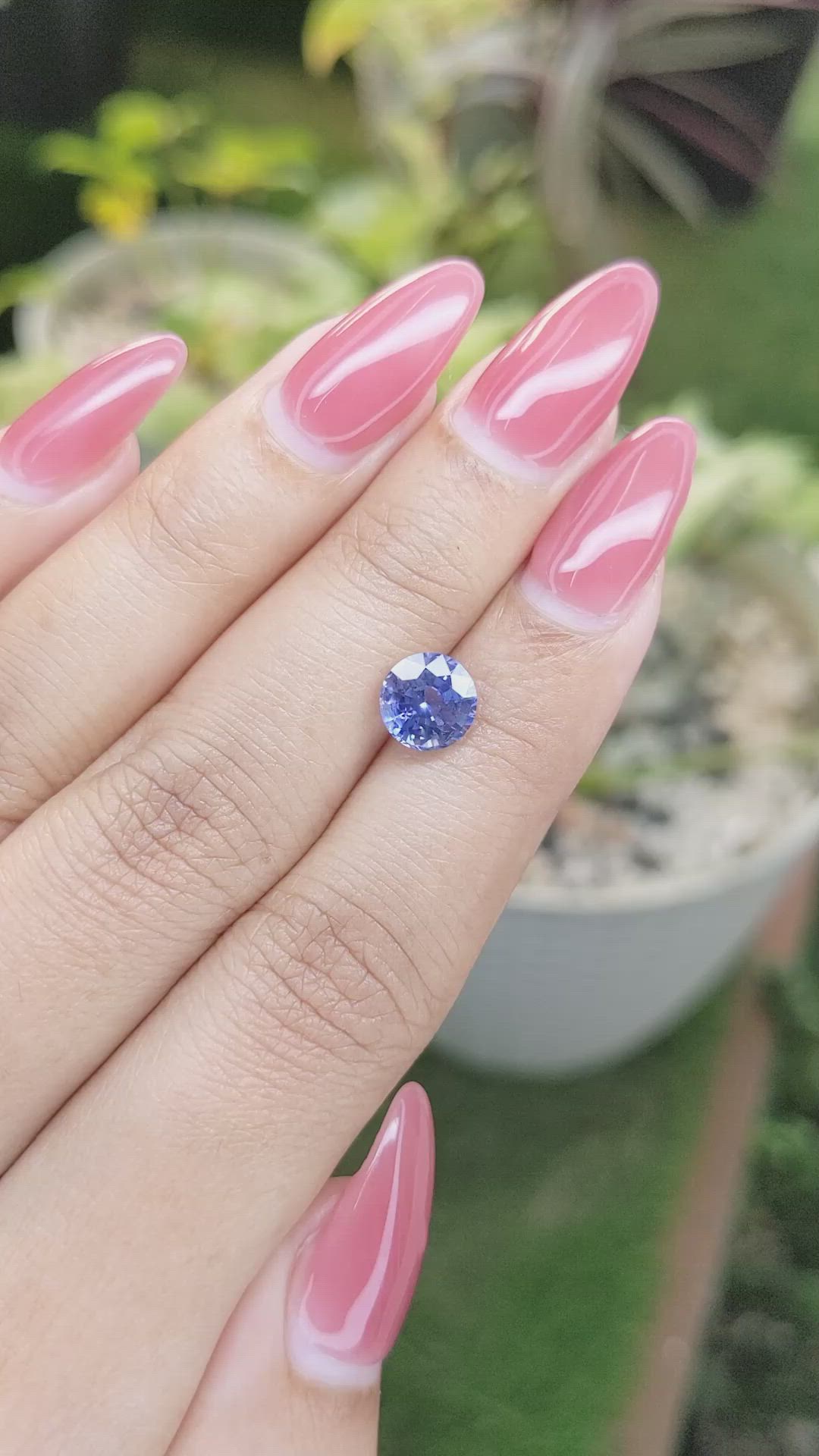 1.90 Ct. Blue Sapphire from Ceylon (Sri Lanka) Size Video