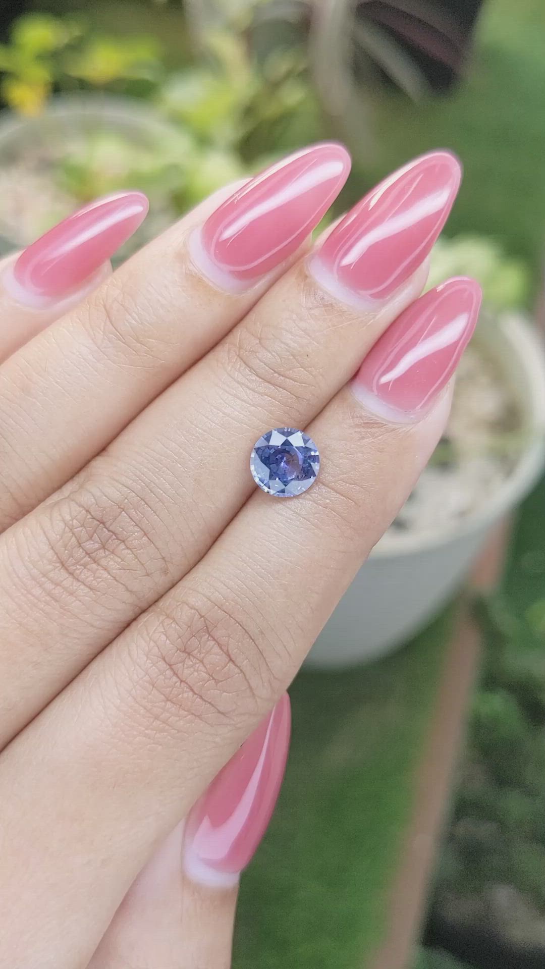 1.72 Ct. Blue Sapphire from Ceylon (Sri Lanka) Size Video