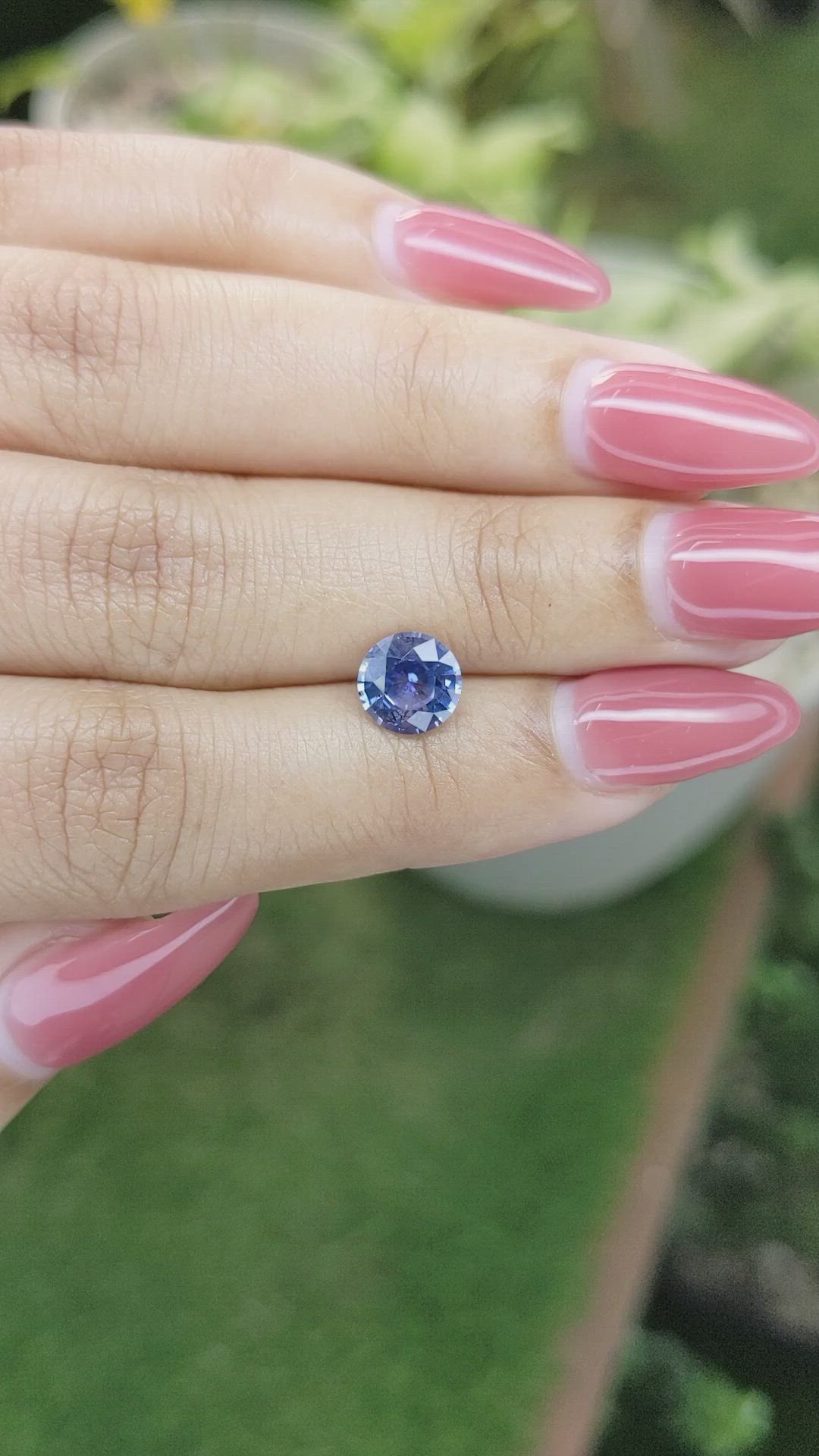 1.72 Ct. Blue Sapphire from Ceylon (Sri Lanka) Size Video