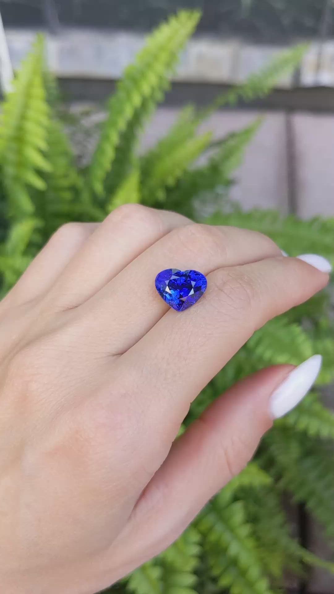 6.30 Ct. Blue Sapphire from Ceylon (Sri Lanka) Size Video