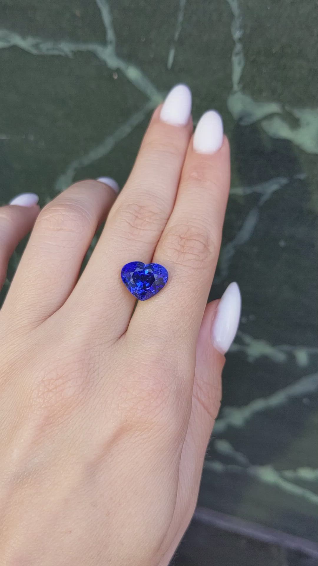 6.30 Ct. Blue Sapphire from Ceylon (Sri Lanka) Size Video