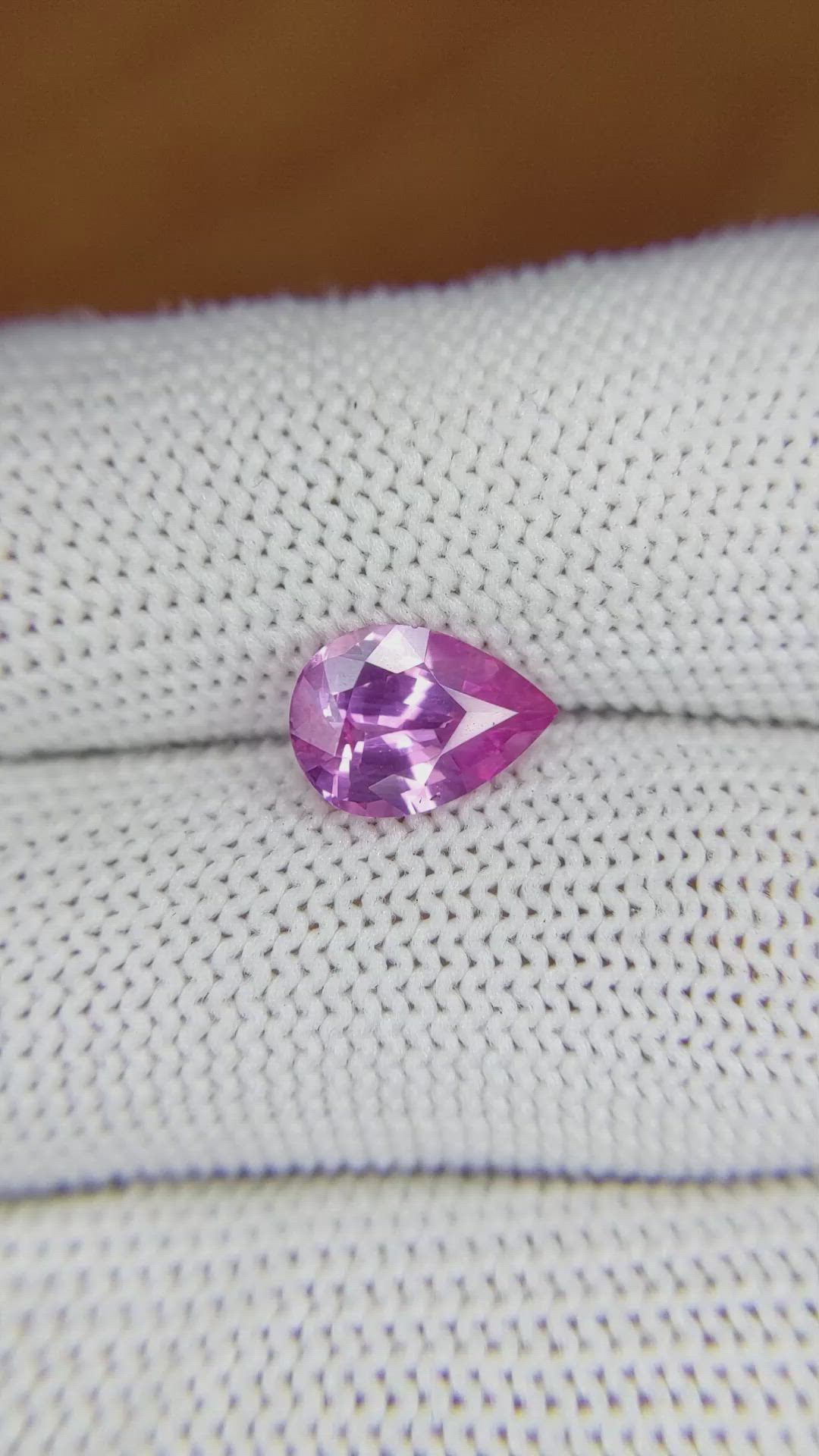 1.98 Ct. Pinkish Purple Sapphire from Ceylon (Sri Lanka) Size Video