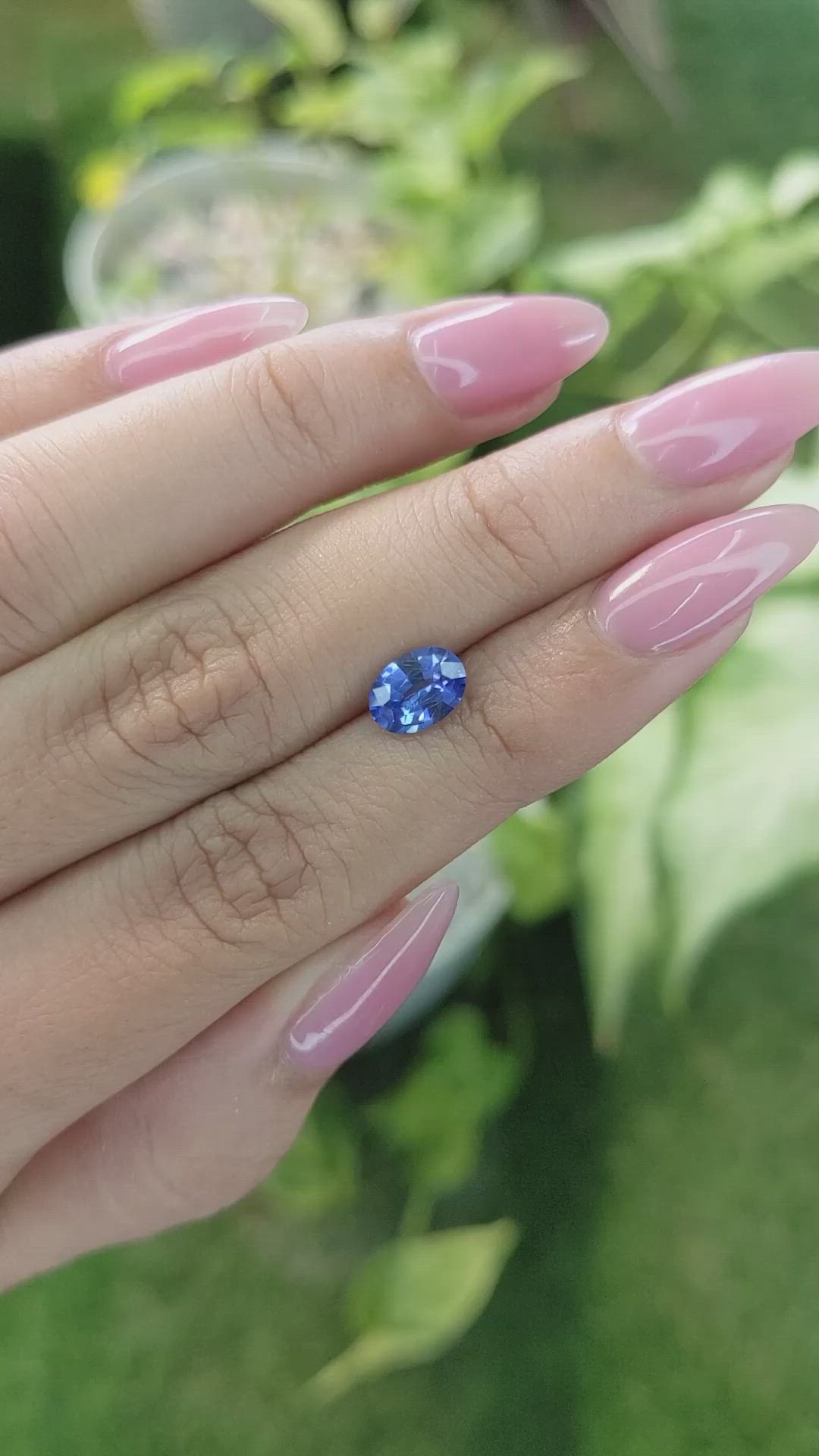 1.20 Ct. Blue Sapphire from Ceylon (Sri Lanka) Size Video